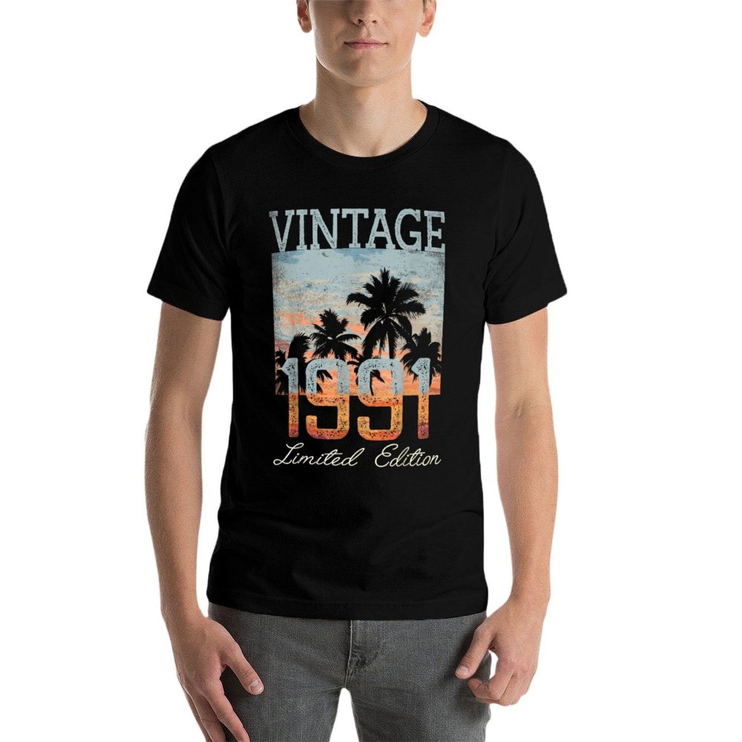 Vintage 1991 Limited Edition 34th Birthday 34 Year Old Gifts Graphic-printed T-Shirt