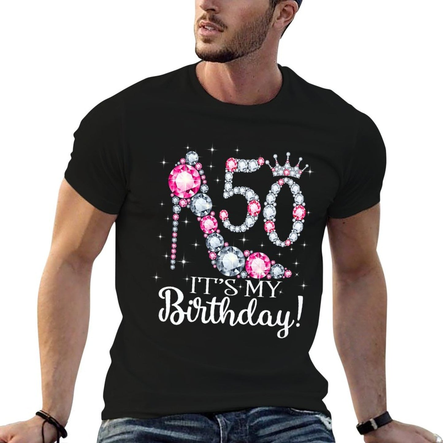 50 It's My Birthday 1972 50Th Birthday Gifts For Ladies Premium Summer-ready Fabric T-Shirt