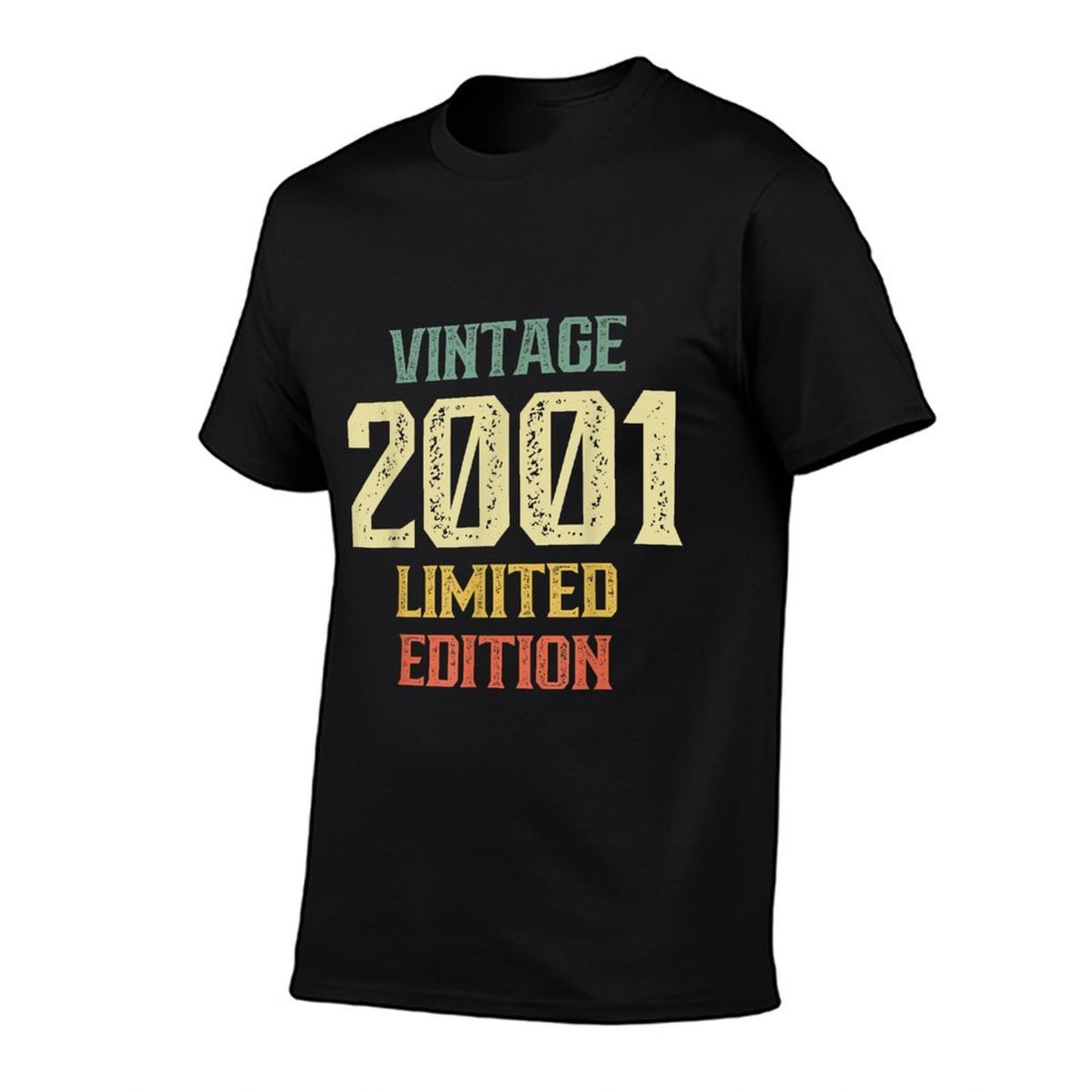 Vintage 2001 Limited Edition 21 Year Old Funny 21st Birthday Stretchy T-Shirt