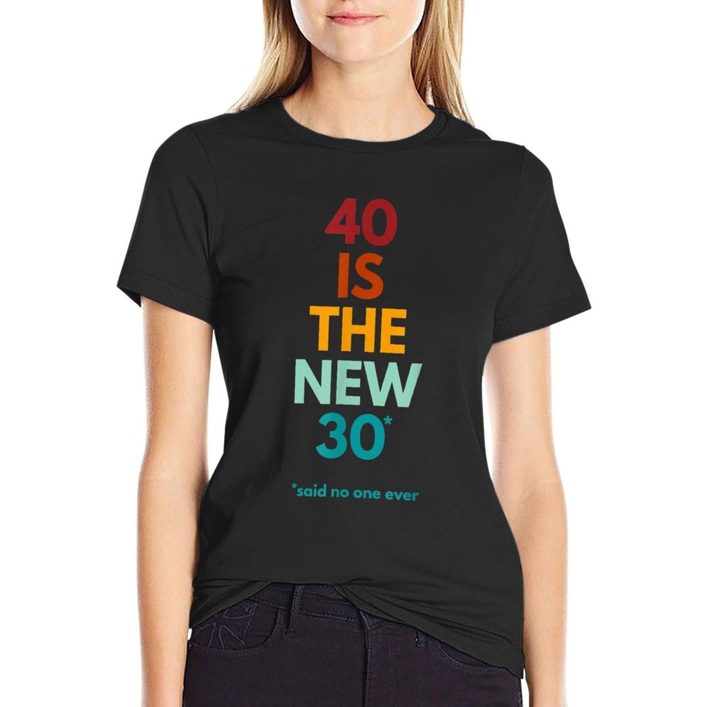 40 Is The New 30 Said No One Ever, Funny 40th Birthday Quick-drying T-Shirt