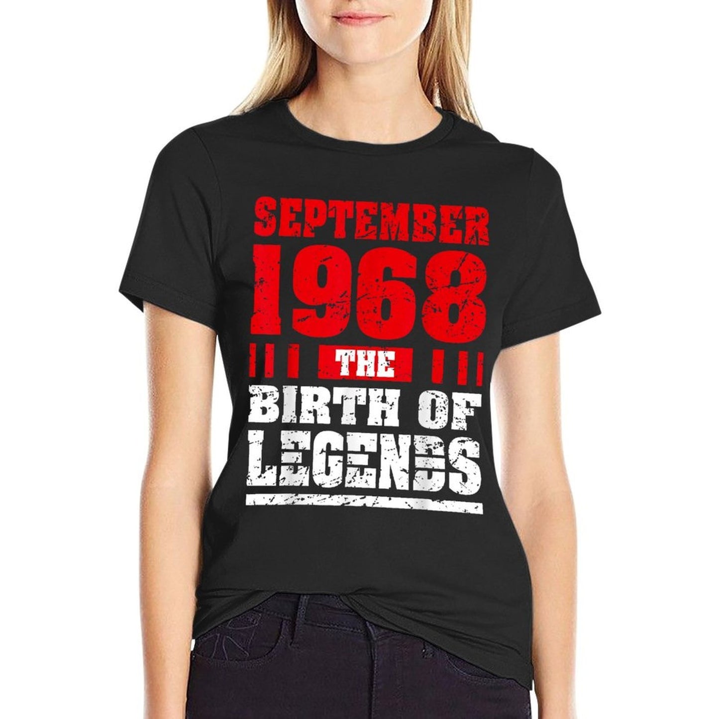 50th Birthday Gift Birth Of Legends 1968 Clothes Men Easy-care T-Shirt