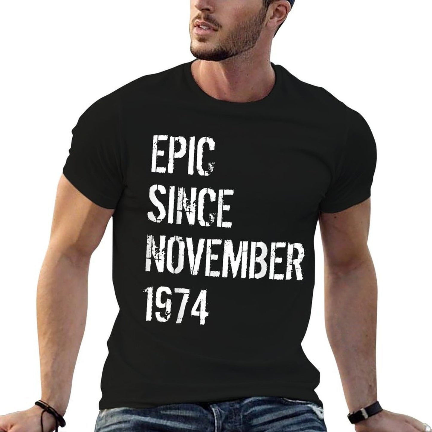 50th Birthday Men Women Epic Born November 1974 Lightweight T-Shirt