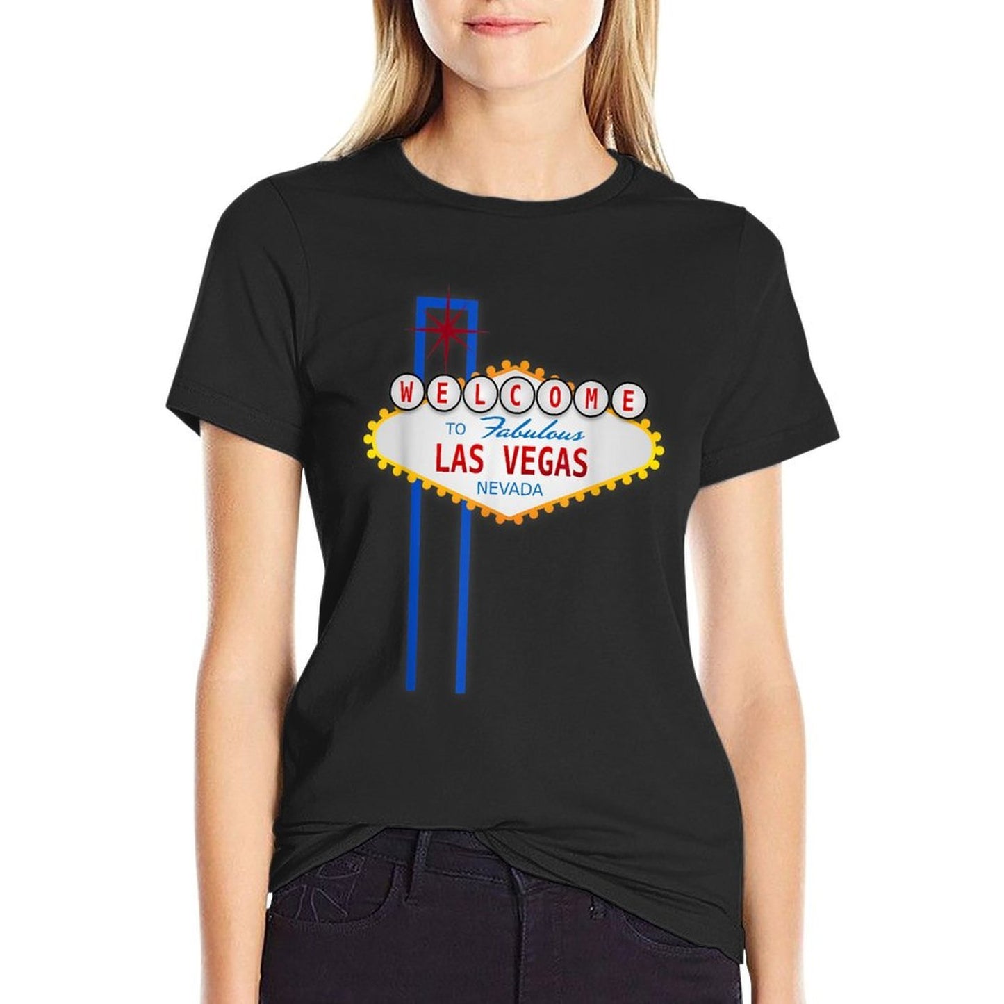 Welcome To Fabulous Las Vegas Sign Gift Eco-friendly Material T-Shirt