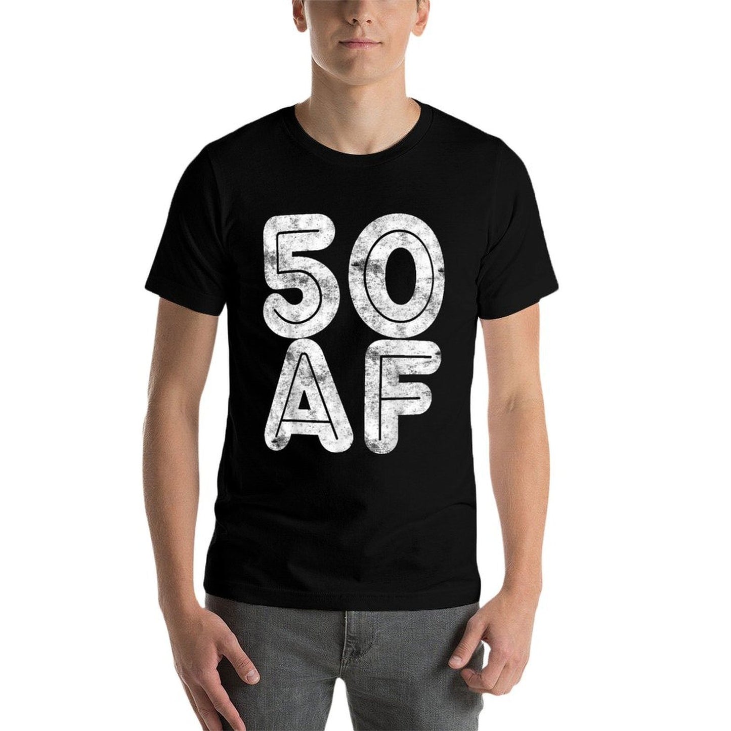 50 AF Men Women 50th Birthday Quick-drying T-Shirt