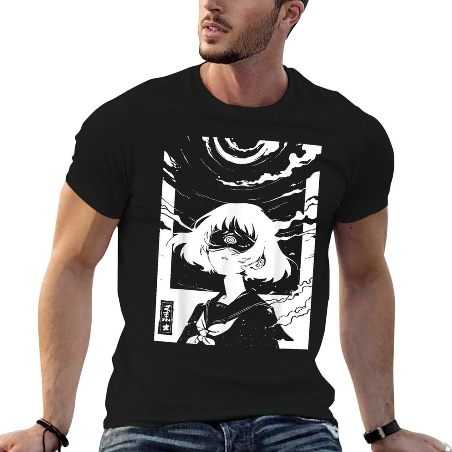 Yume Kawaii Anime Manga Horror Pastel Goth Japan Harajuku Slim-fit Cut T-Shirt