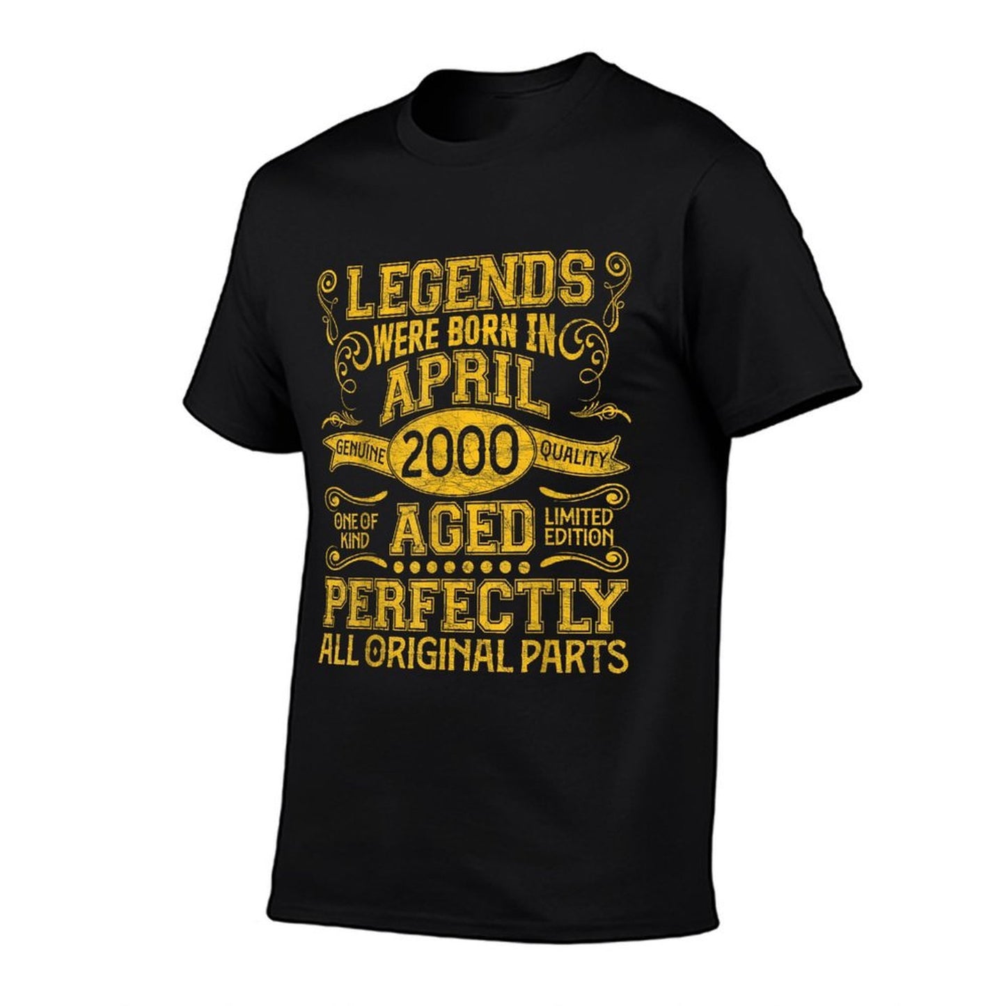 25 Years Old Legends Were Born In April 2000 25th Birthday Affordable Price T-Shirt