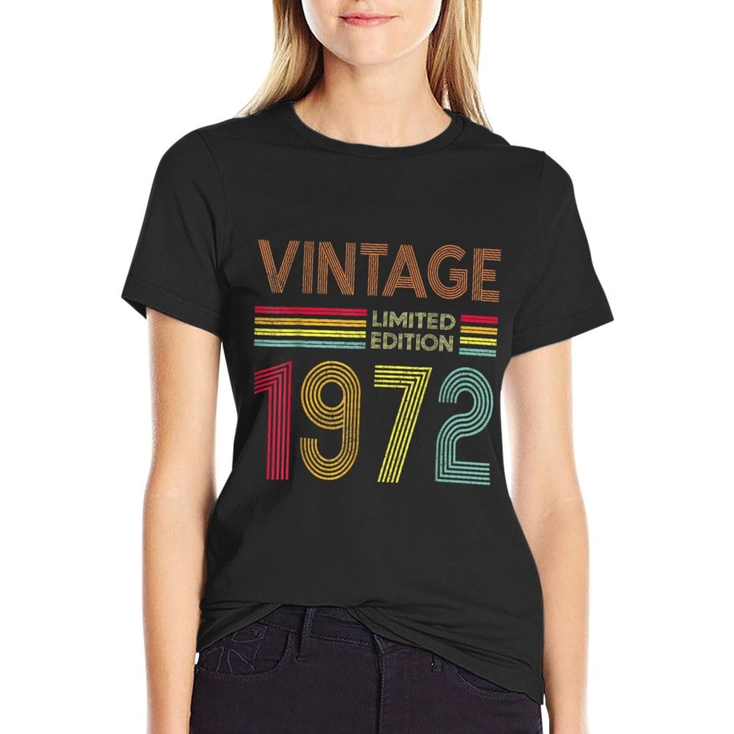 50 Year Old Gifts Vintage 1972 Limited Edition 50Th Birthday Easy-care T-Shirt