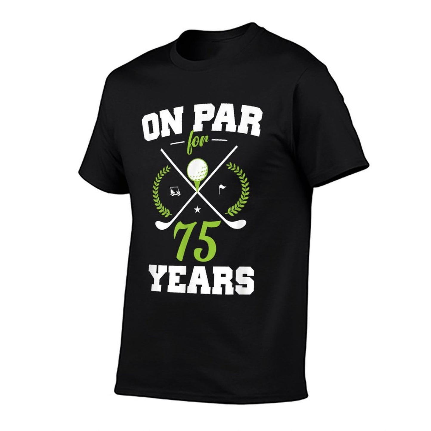75 Years Old Happy 75th Birthday for Golfers Eco-friendly Material T-Shirt