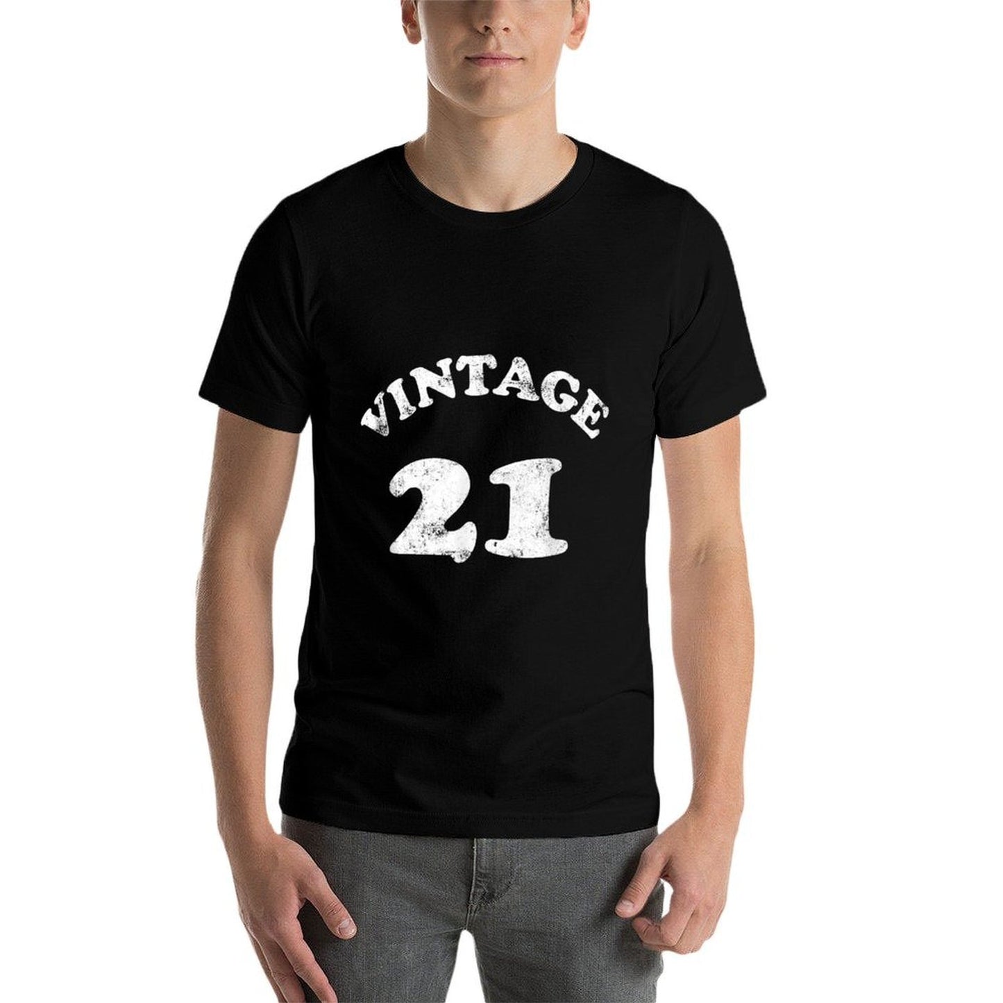 21st Birthday Vintage 21 Year Old Easy-care T-Shirt