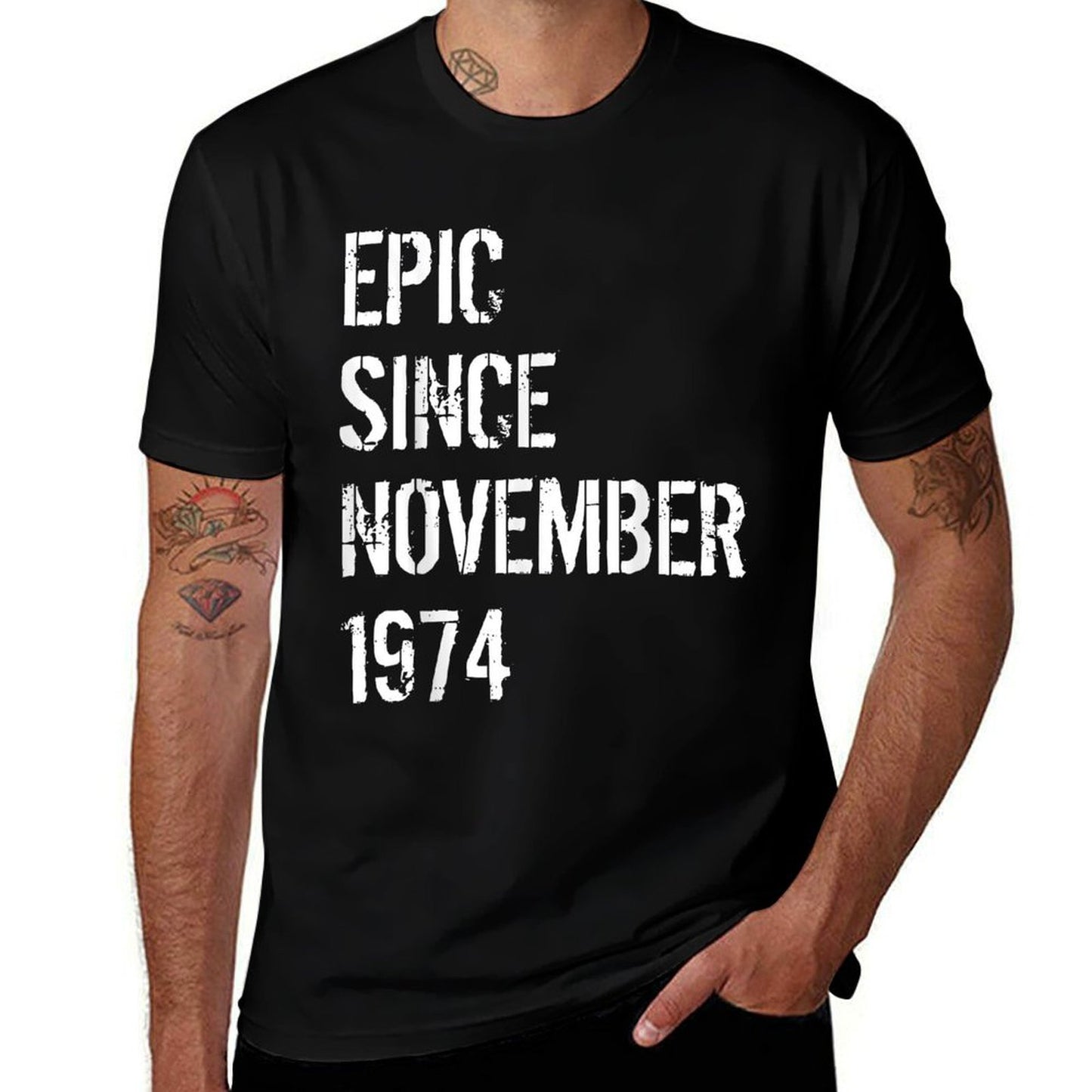 50th Birthday Men Women Epic Born November 1974 Lightweight T-Shirt