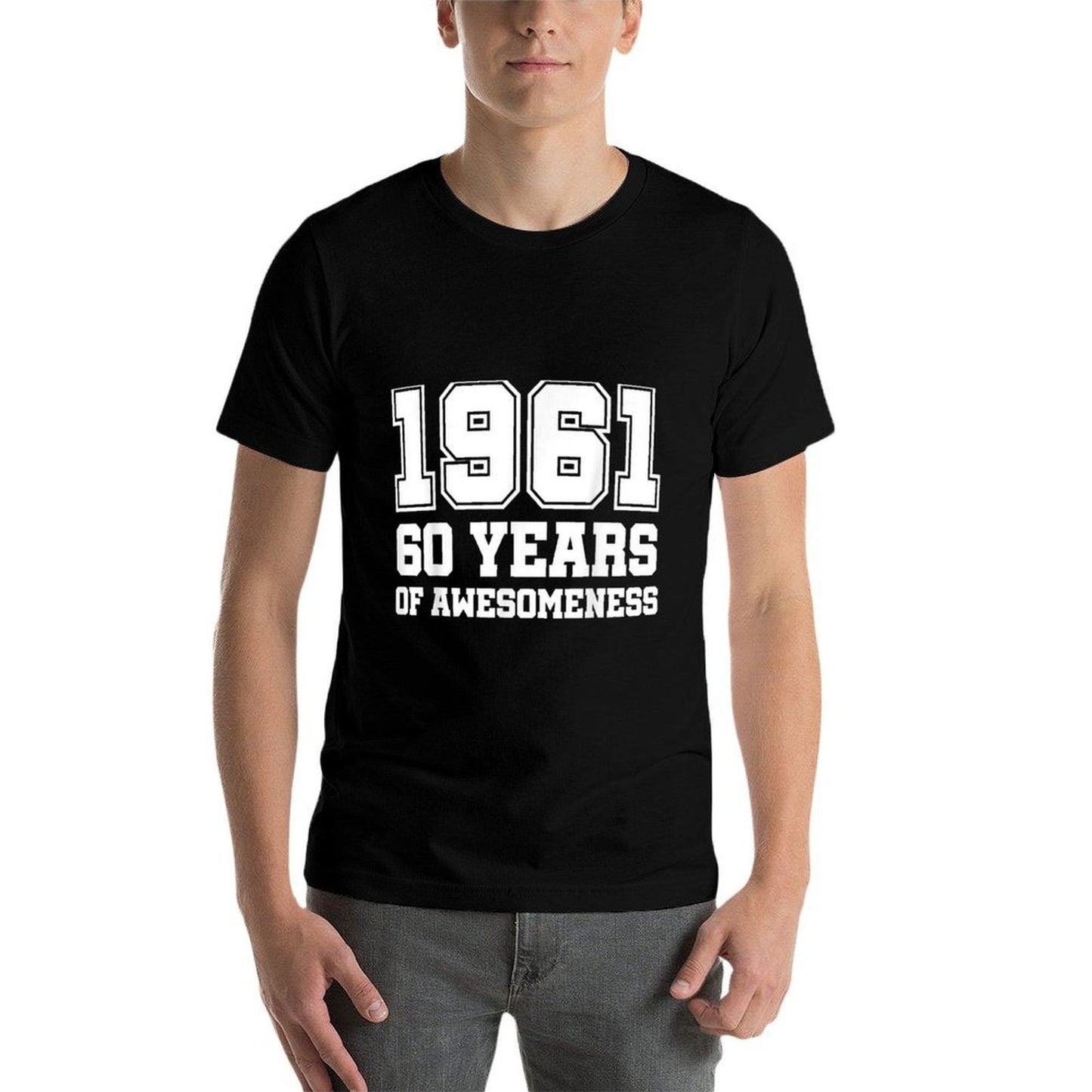 1961 60 Years of Awesomeness, 60th Birthday Lightweight T-Shirt