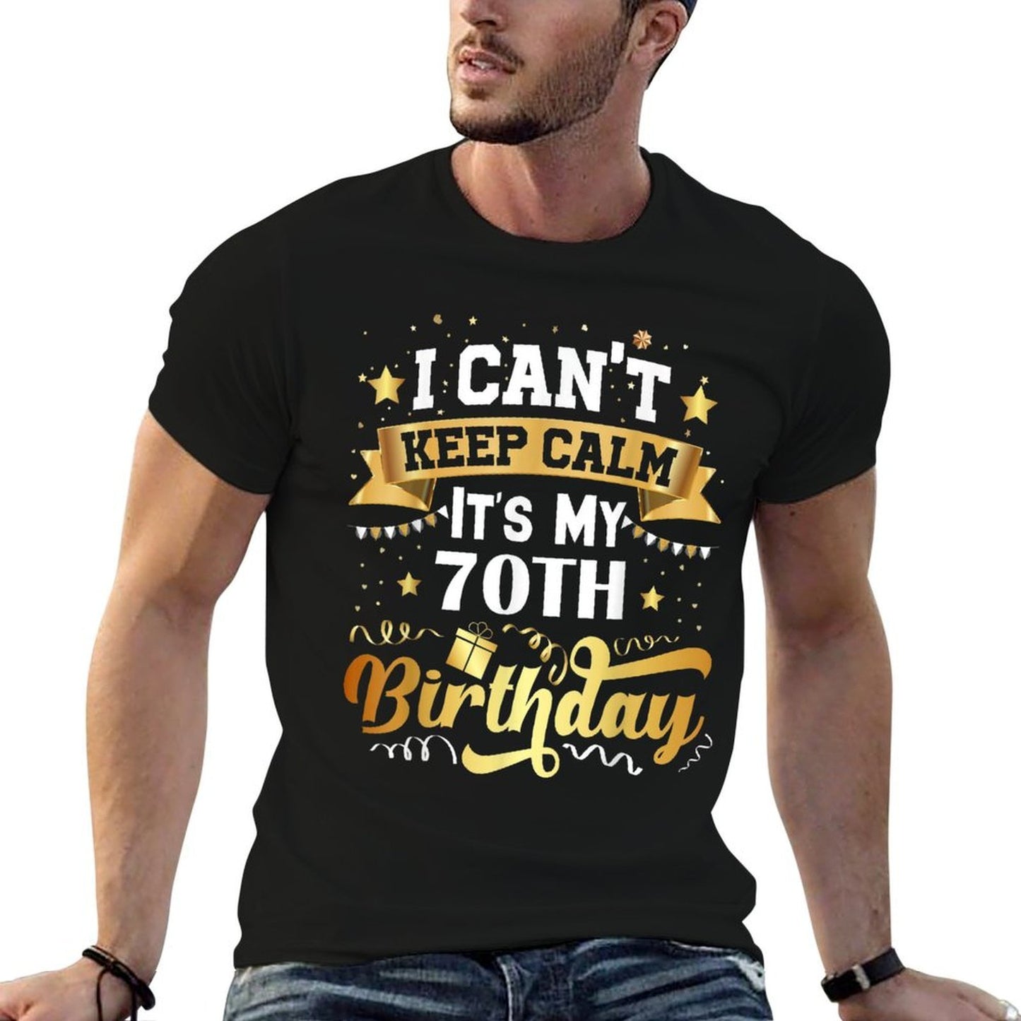70 Year Old Birthday Tshirt Party Gift Idea 70th Birthday Lightweight T-Shirt