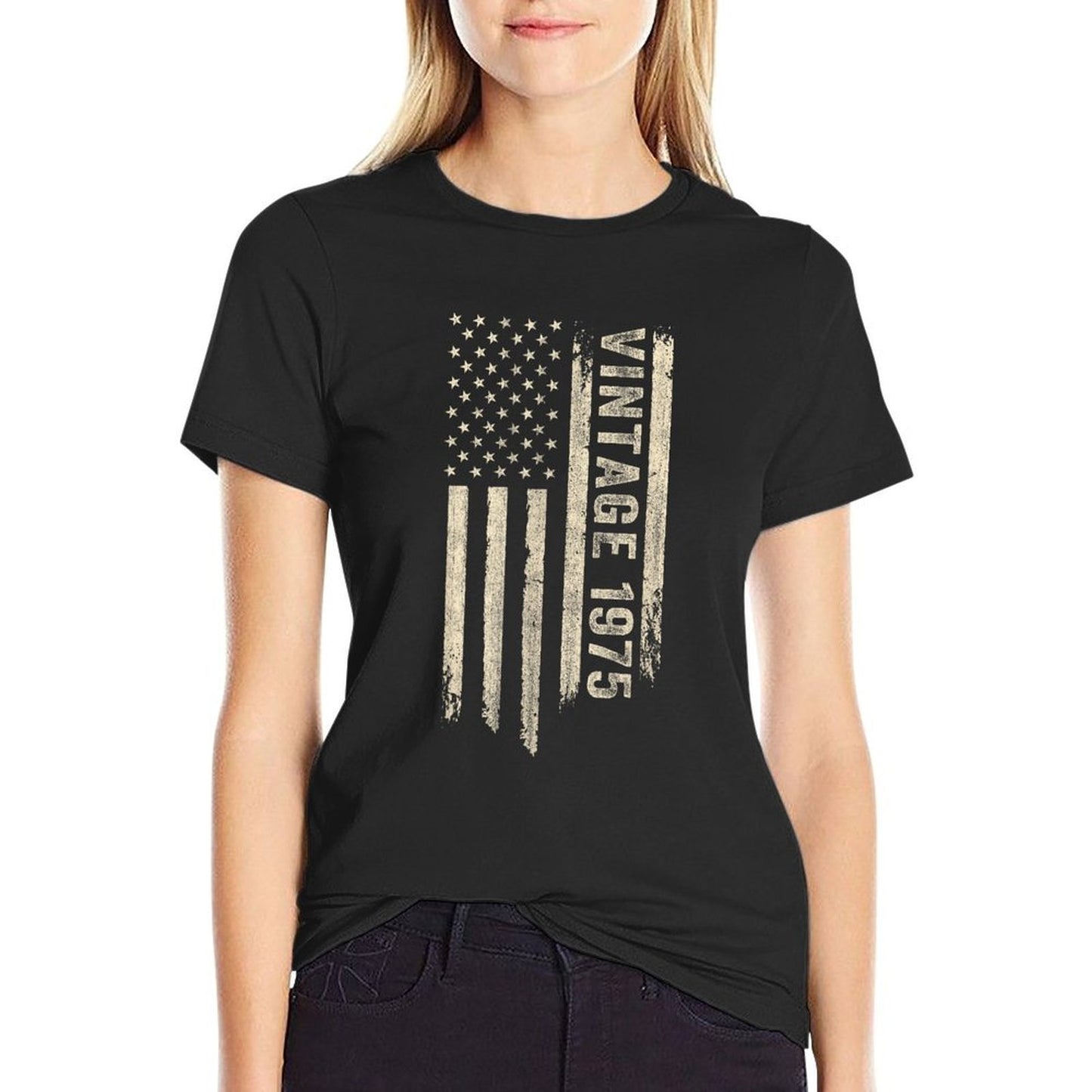 50 Year Old Vintage Made In 1975 50th Birthday American Versatile T-Shirt