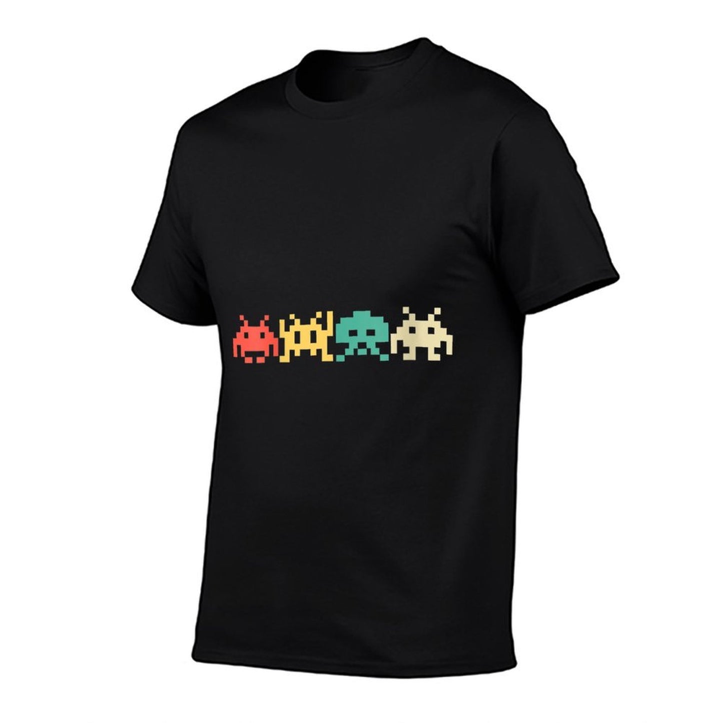 Womens 80s Video Game Vintage Retro Arcade Heathered Texture T-Shirt