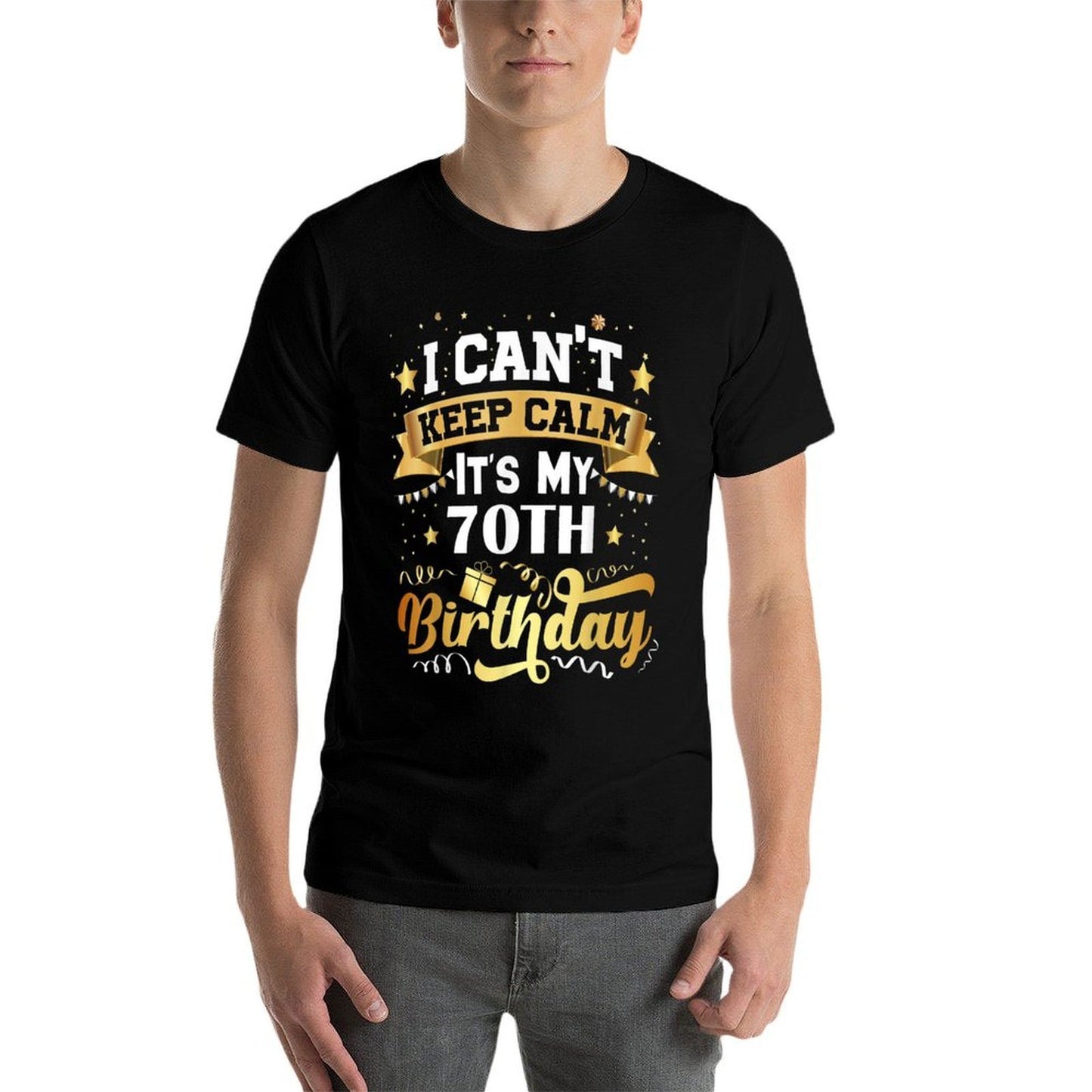 70 Year Old Birthday Tshirt Party Gift Idea 70th Birthday Lightweight T-Shirt