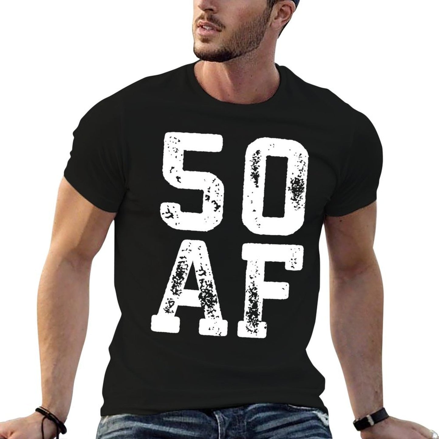 50 AF Men Women 50th Birthday Breathable T-Shirt