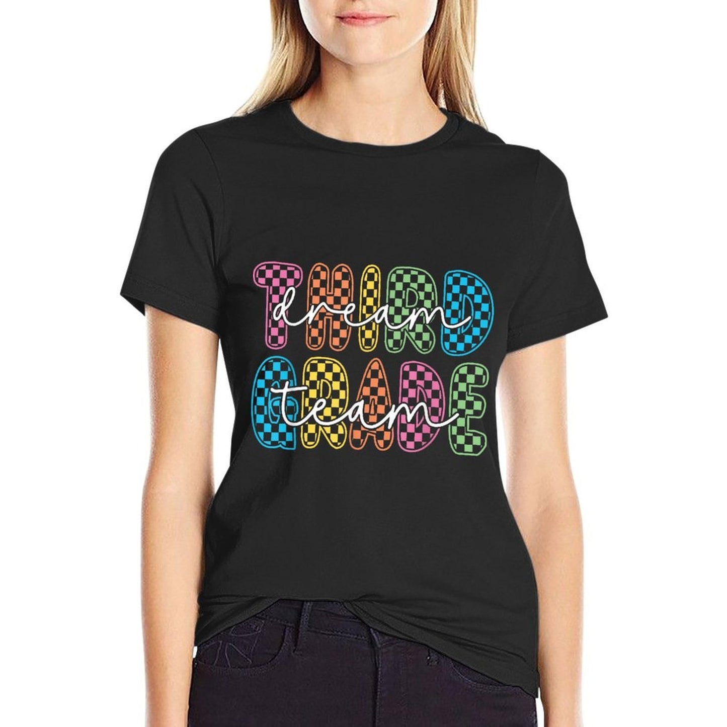 3rd Third Grade Dream Team Teachers First Day Back To School Breathable T-Shirt