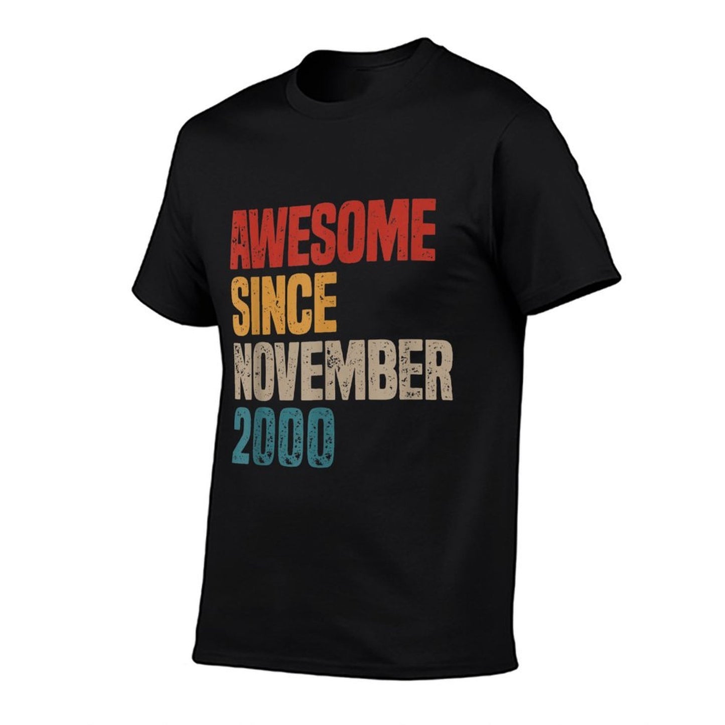 Vintage 2000 Birthday Born November 2000 21st Birthday Odor-resistant T-Shirt