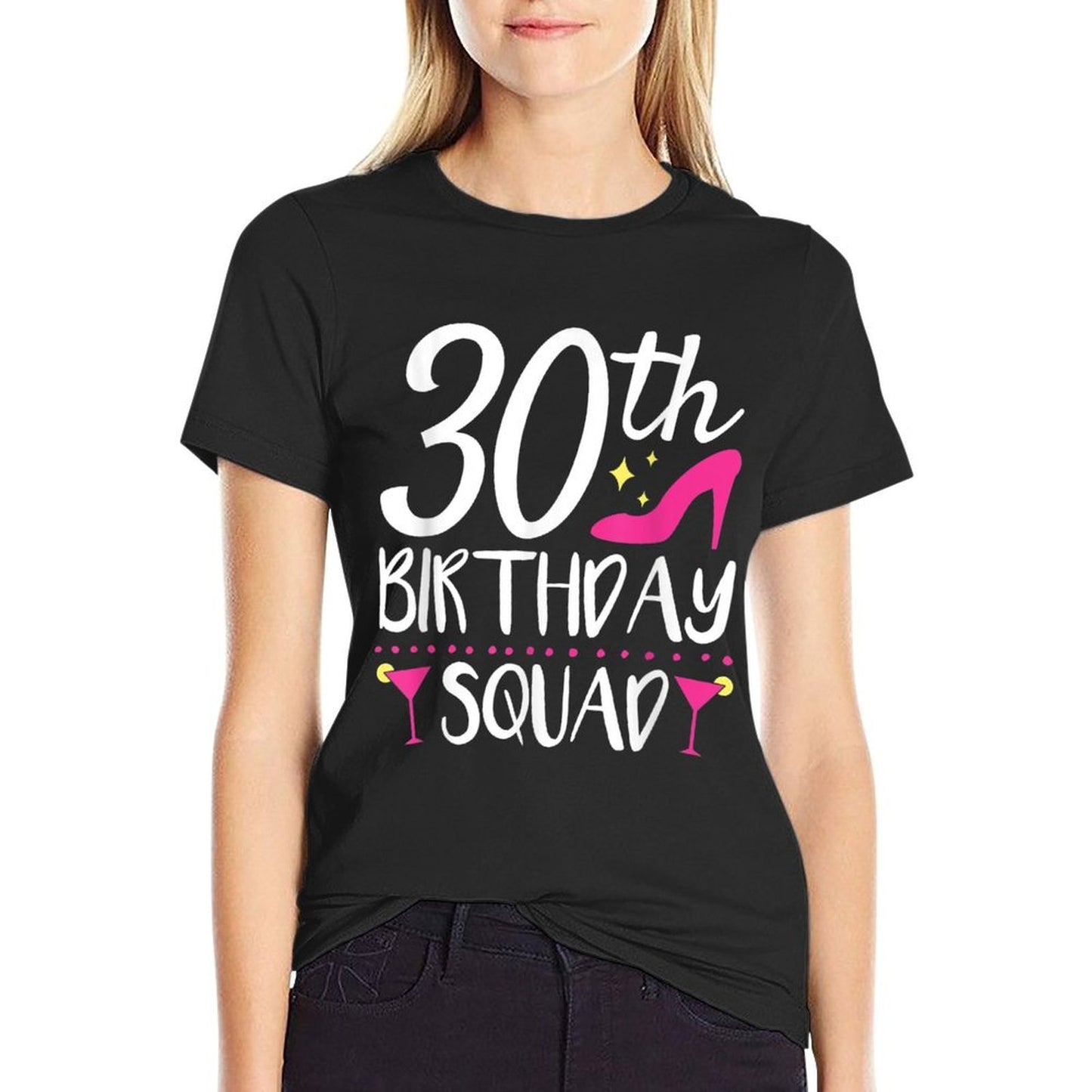 30th Birthday Squad - 30th Birthday Cotton T-Shirt