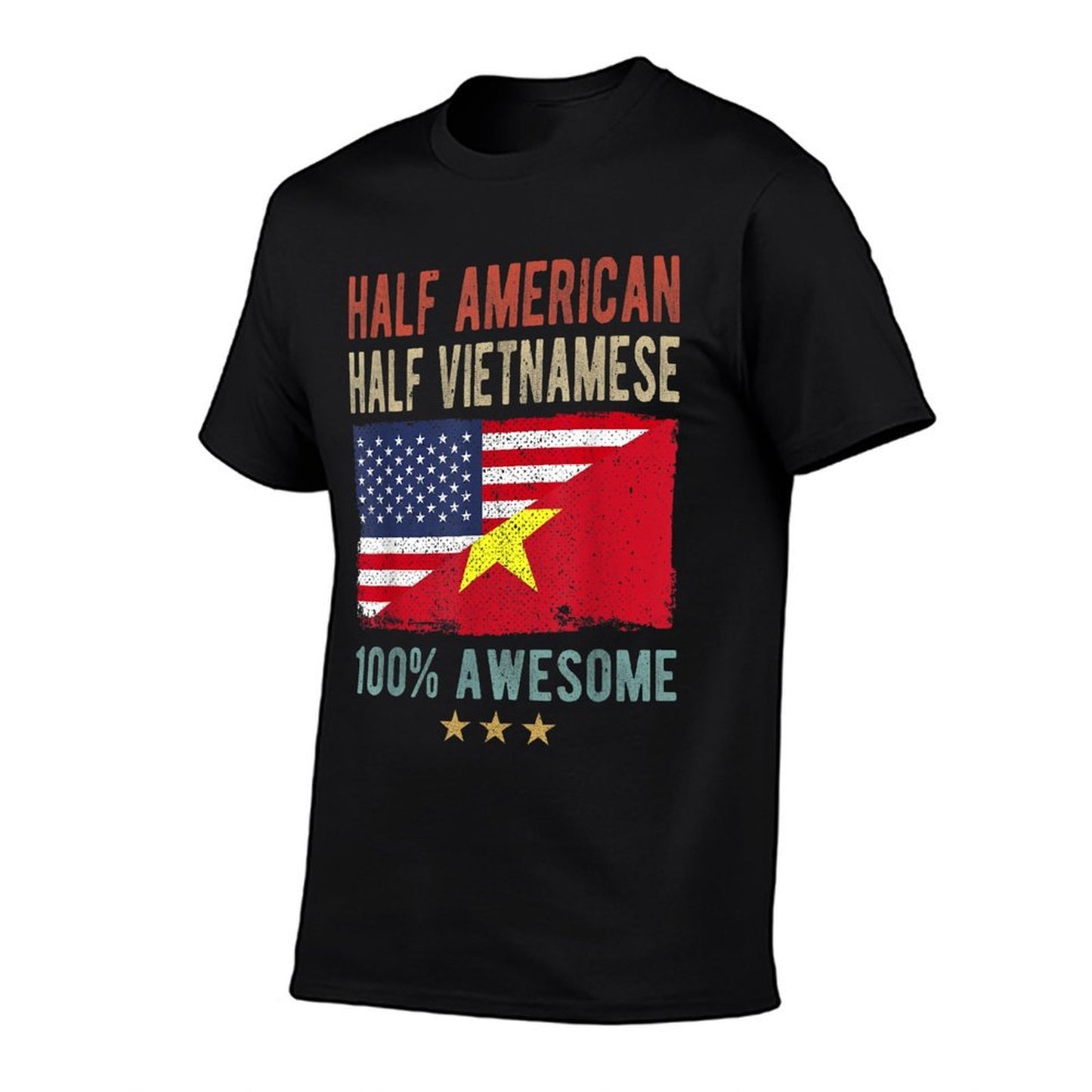 USA Vietnam Half American Half Vietnamese Versatile T-Shirt