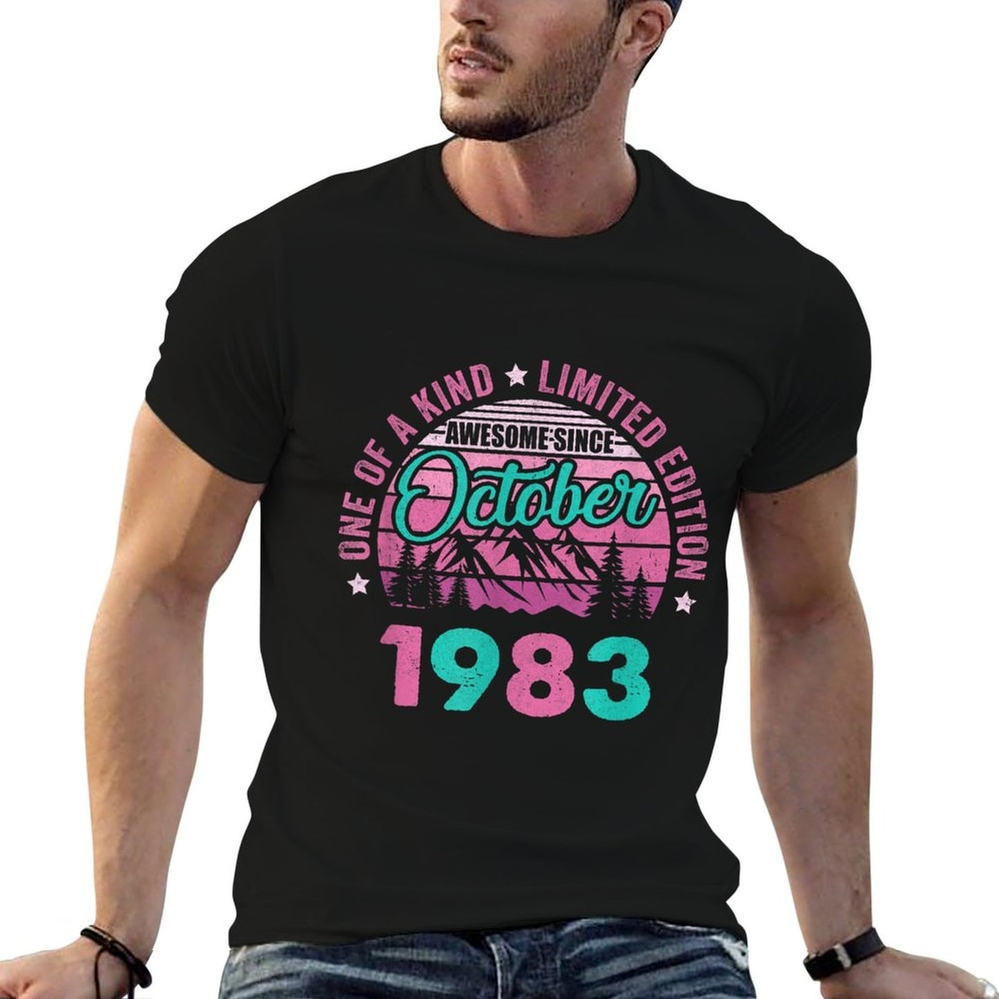 40 Years Old Awesome Since October 1983 40Th Birthday Women Affordable Price T-Shirt