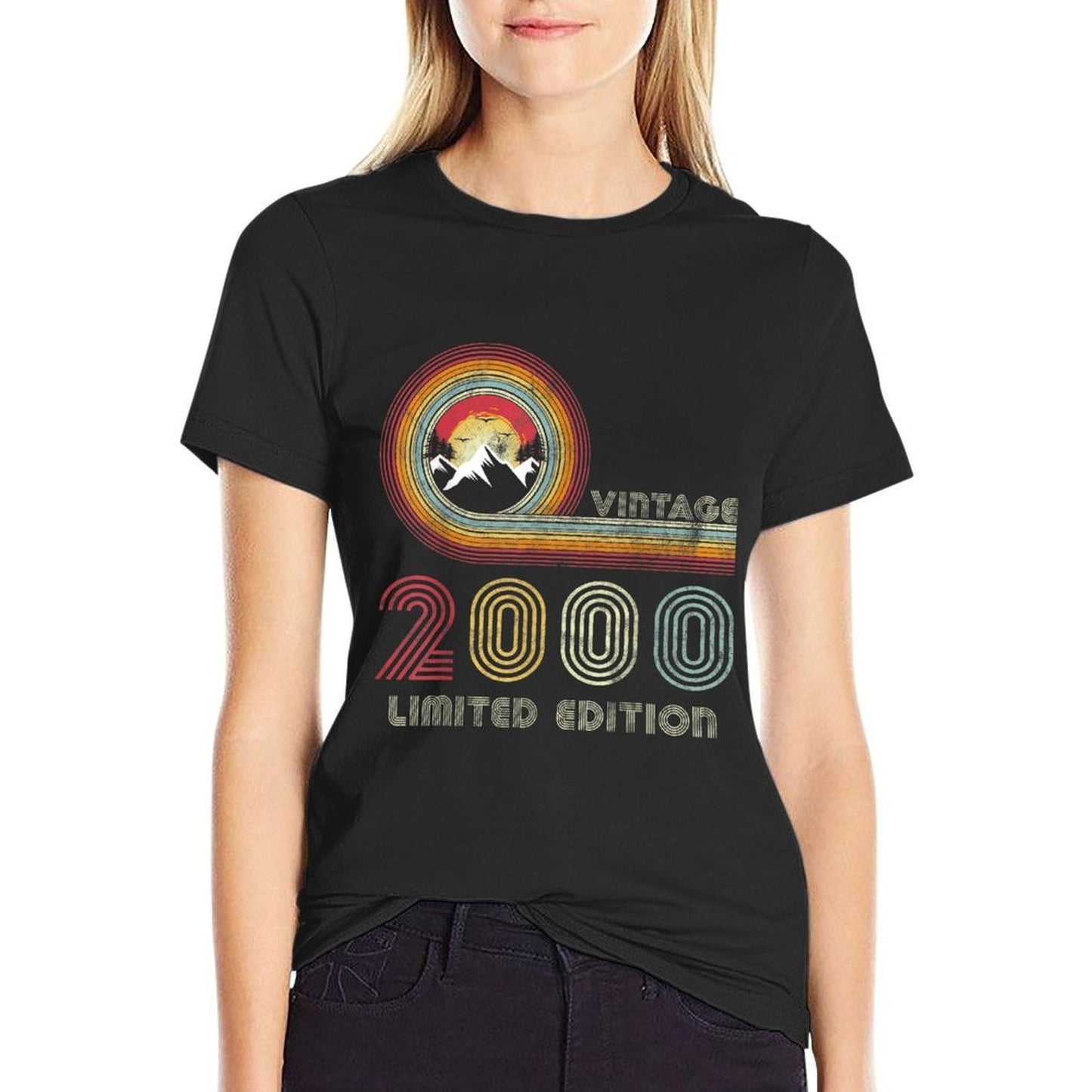 21 Year Old Gifts Vintage 2000 Limited Edition 21st Birthday Relaxed-fit T-Shirt