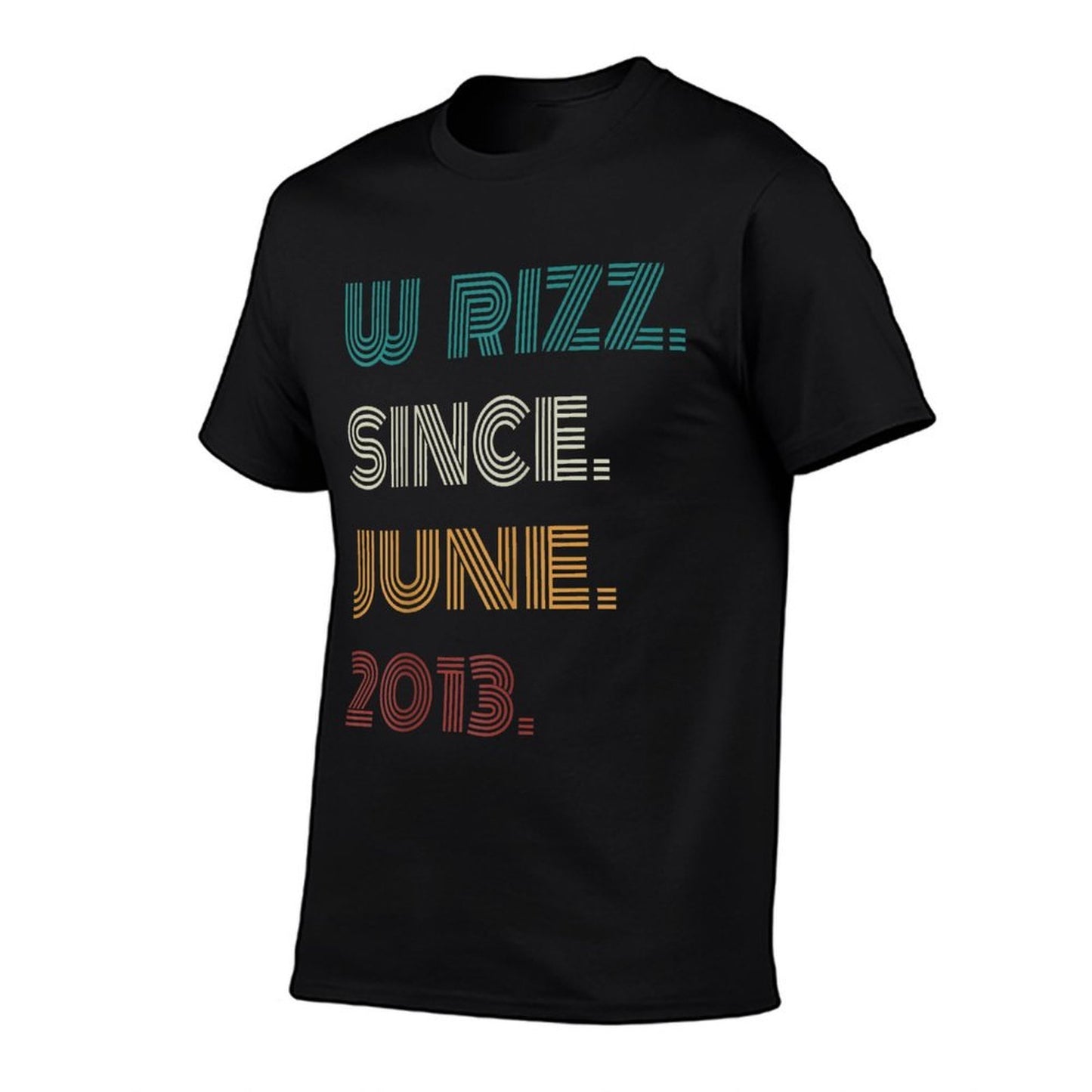 11 Years Old W Rizz Since June 2013 11th Birthday Cotton T-Shirt
