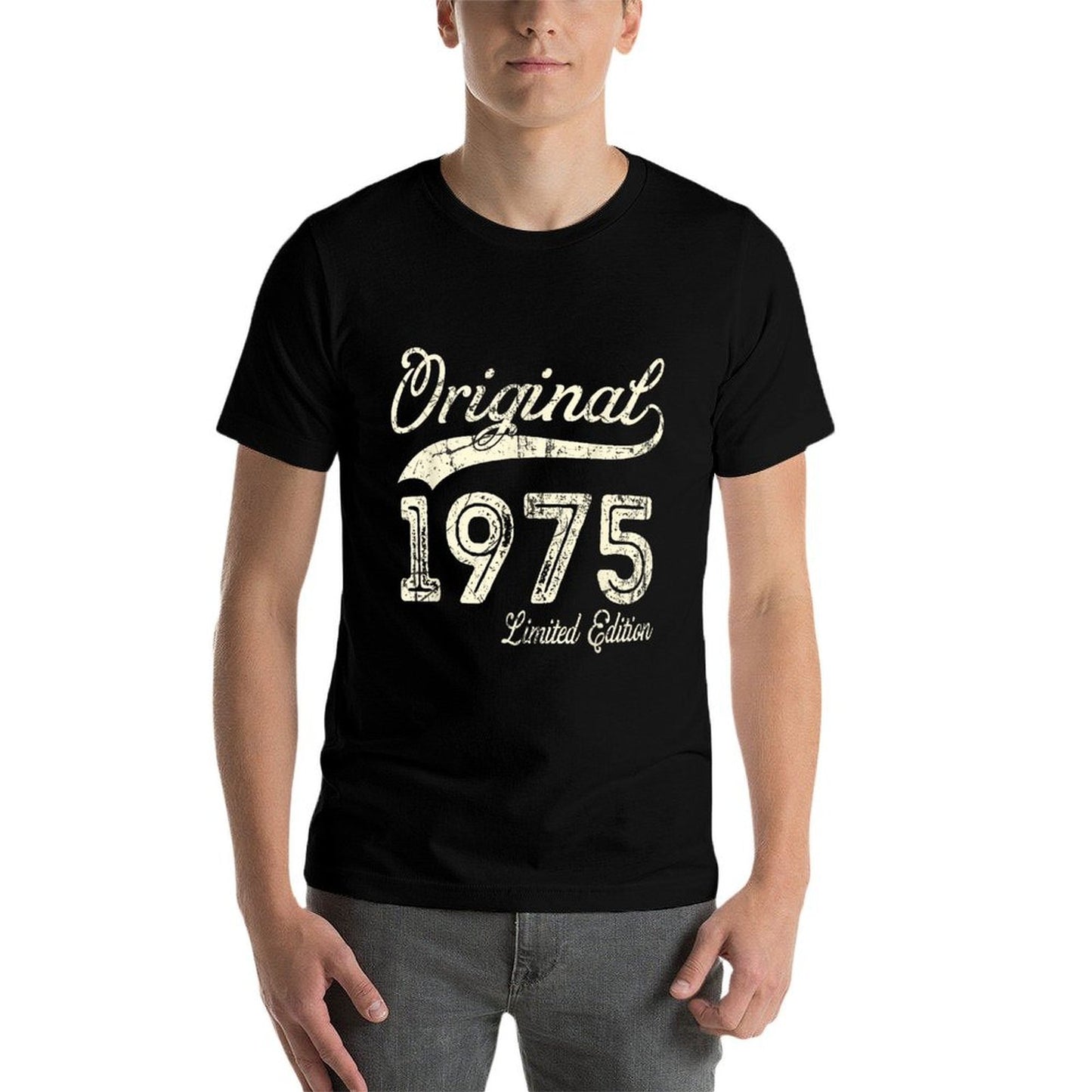 50th Birthday Gifts Men Women Vintage 1975 Original Parts Tagless Design T-Shirt
