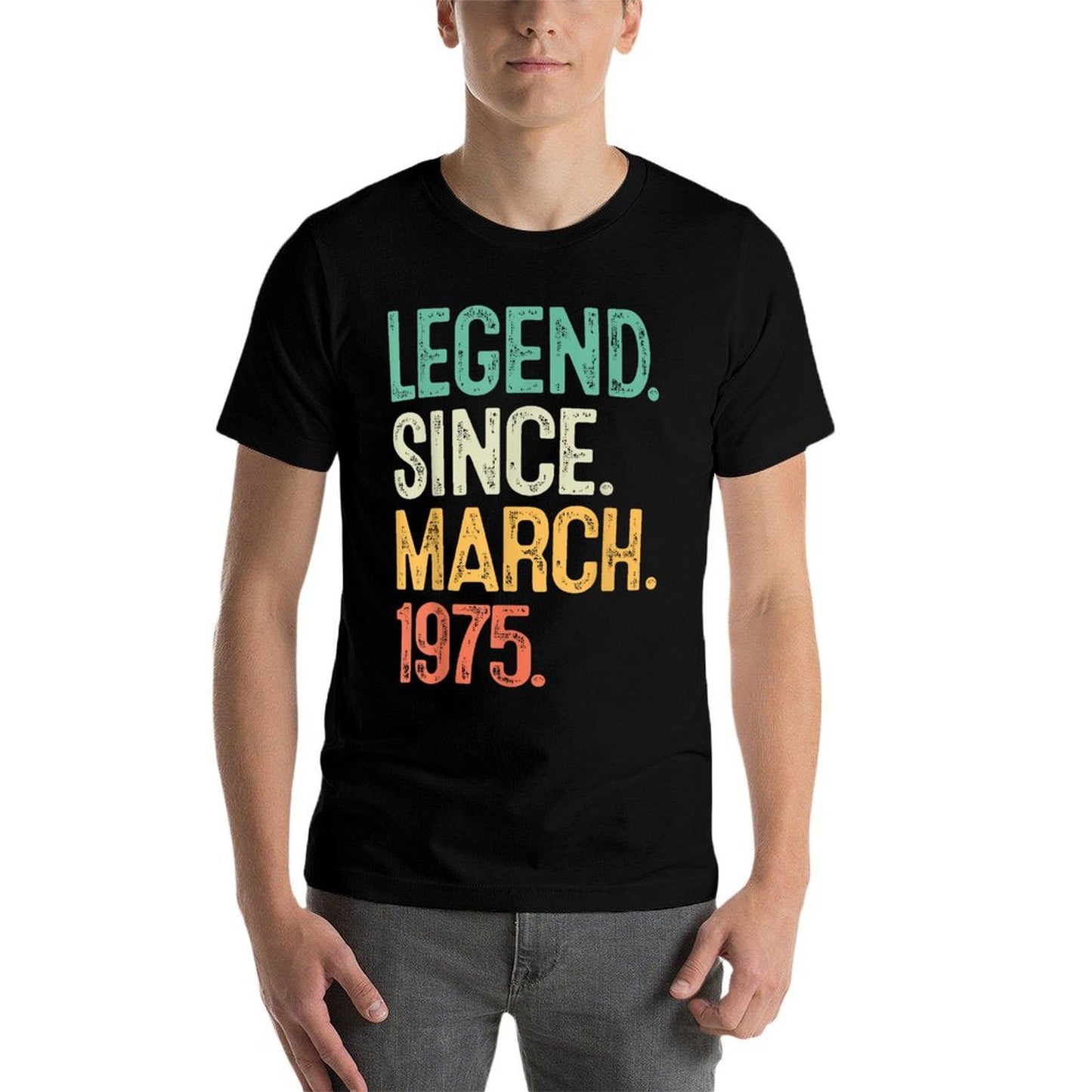50 Year Old Gifts Legend March 1975 50th Birthday Men Women Classic T-Shirt