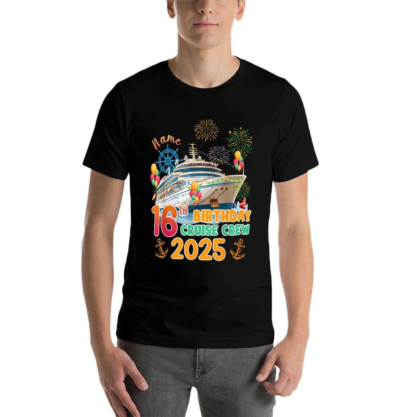 16th Birthday Cruise Crew 2025 16 Years Old Cruising Trip Classic T-Shirt