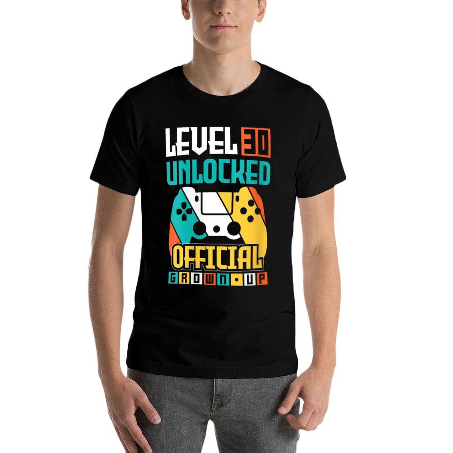 Womens Vintage 30th Birthday Gamer 30 Year Old Gifts 30th Birthday Polyester Blend T-Shirt
