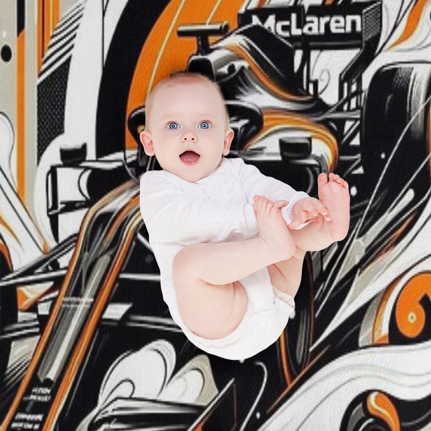 McLaren Racing Premium Throw Blanket