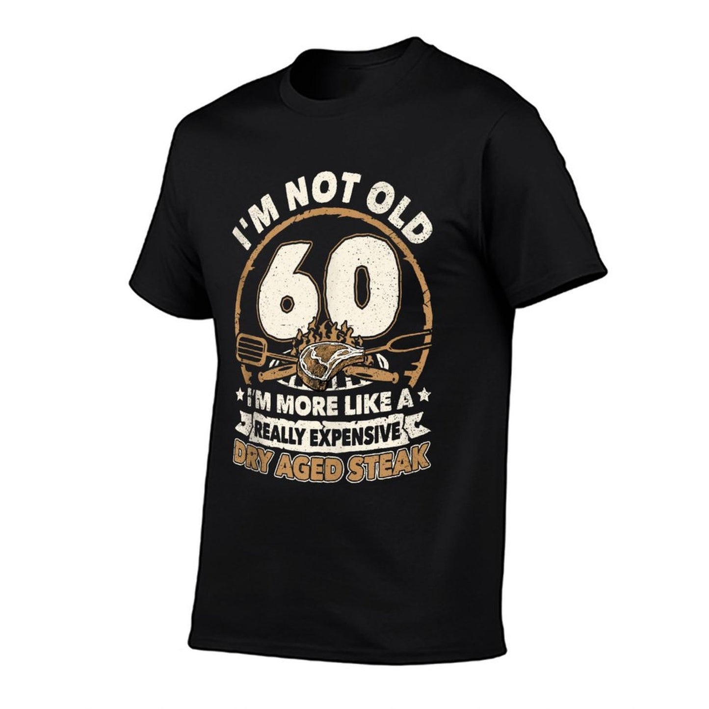 60 Years Old Dry Aged Steak 60th Birthday Grilling Trendy Pattern T-Shirt