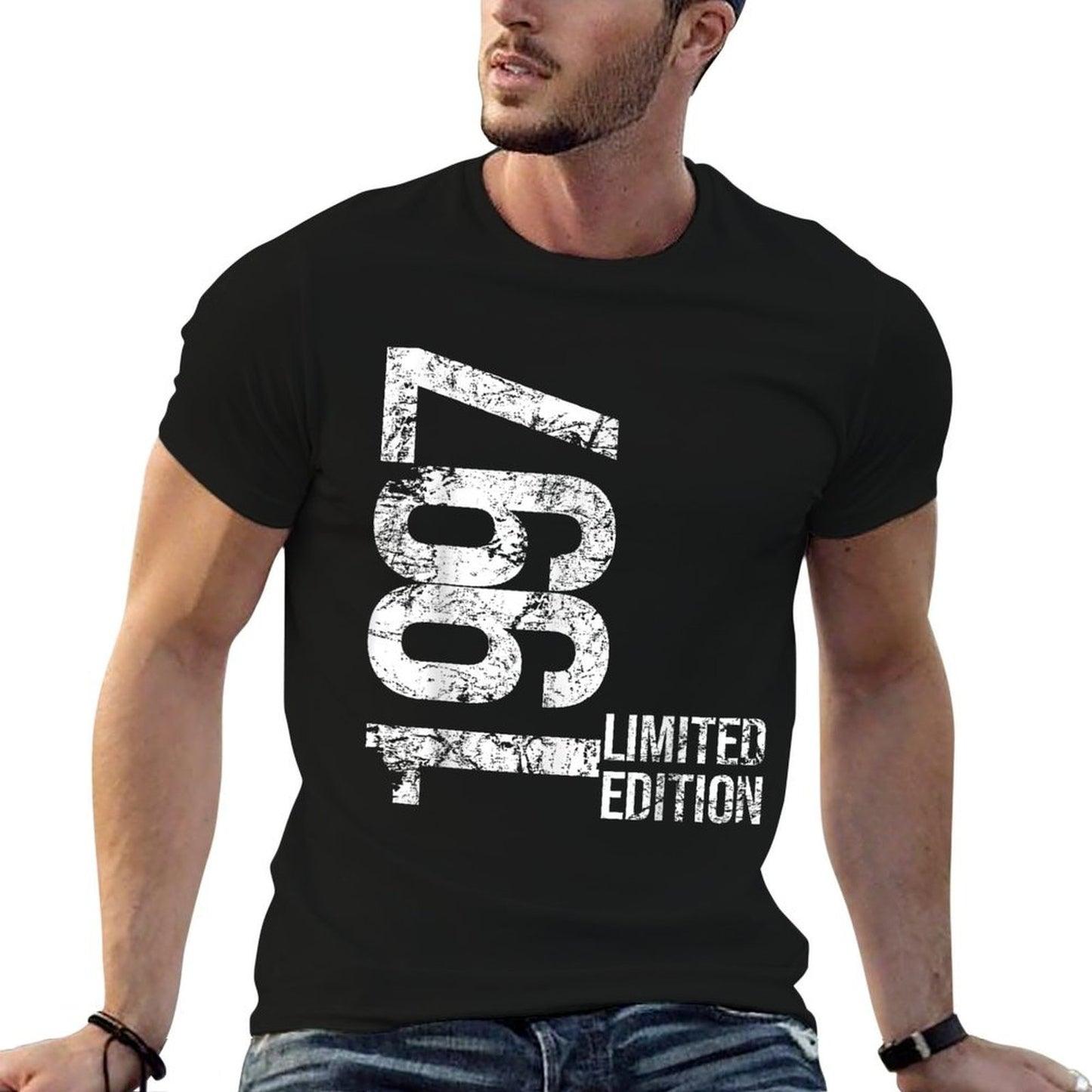 28th Birthday 28 Years Old Man Woman Vintage 1997 High-quality Stitching T-Shirt