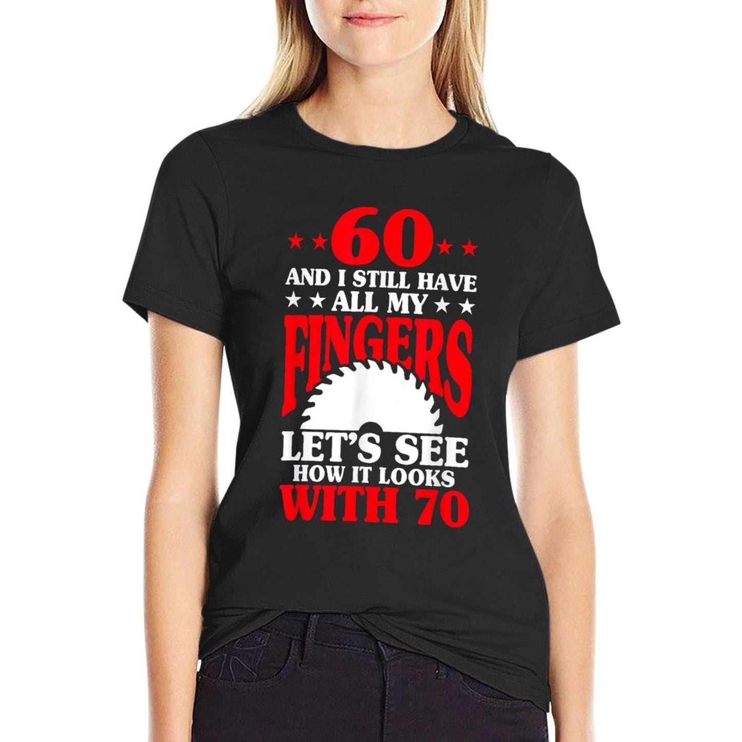 60th Birthday Carpenter - Funny 60th Birthday Woodworker Vintage-inspired T-Shirt