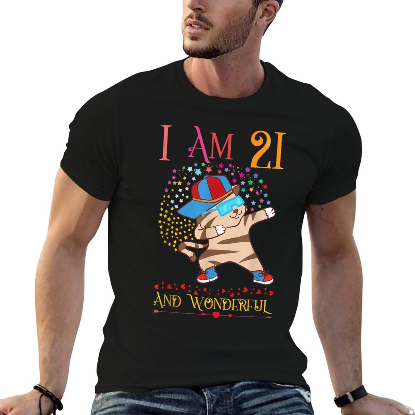 21st Birthday 21 Years Old Gifts for Him Her 21st Birthday Polyester Blend T-Shirt