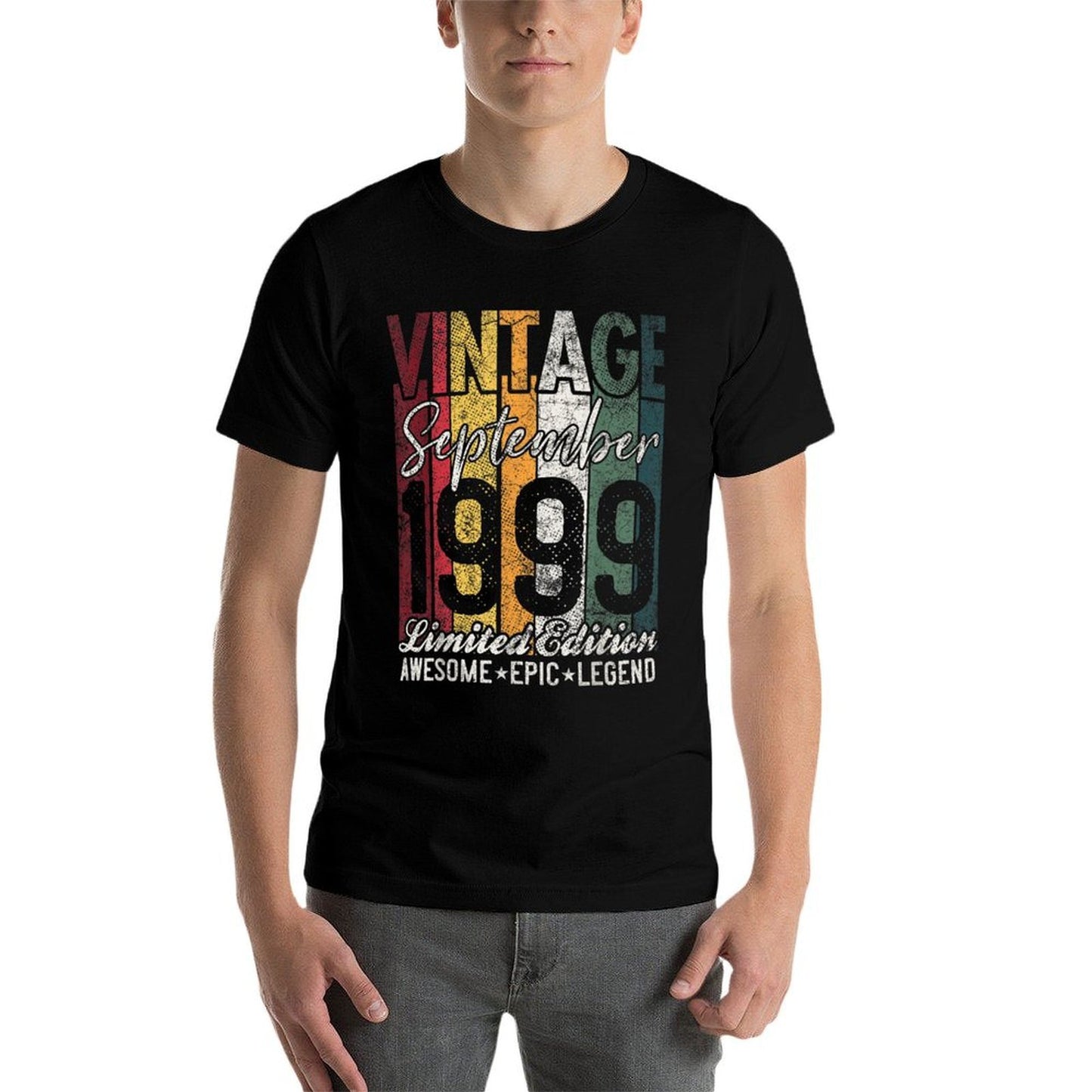 Vintage Born September 1999 21 Years Old 21st Birthday Gifts Graphic-printed T-Shirt