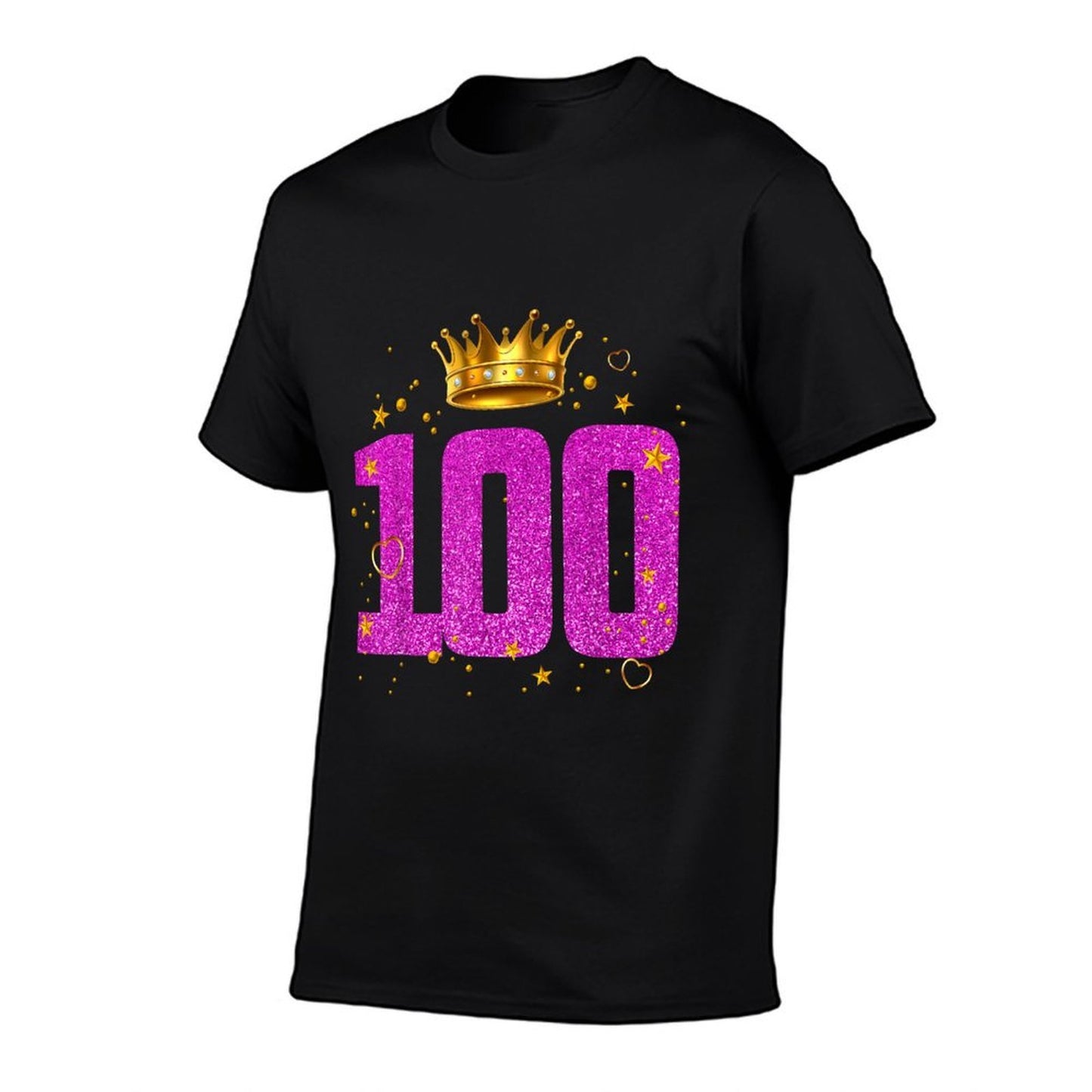 100 Year Old Birthday Crown 100th B-Day Crew Party Friends Summer-ready Fabric T-Shirt