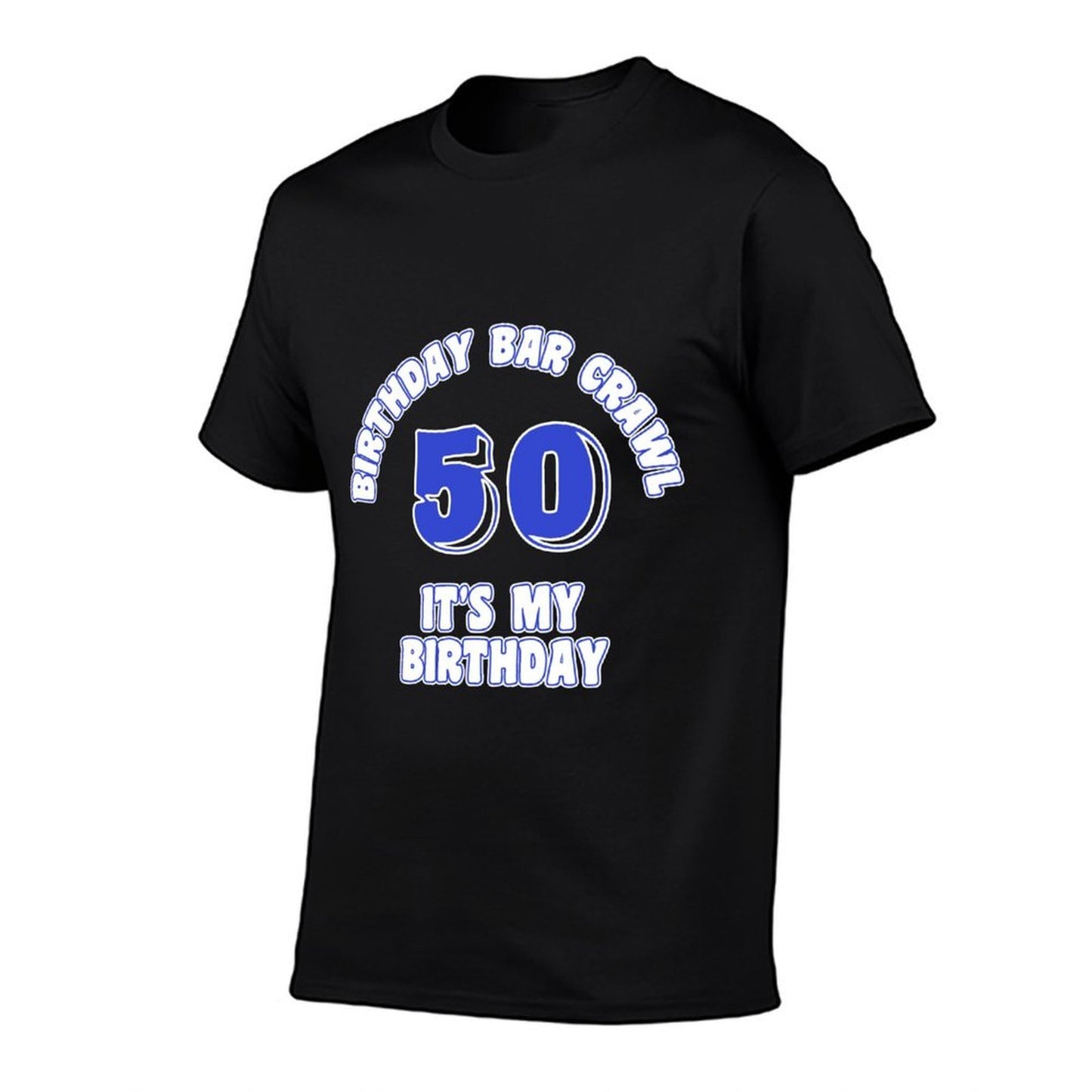 50th Birthday, Birthday Bar Crawl Gift, Birthday Squad Soft T-Shirt
