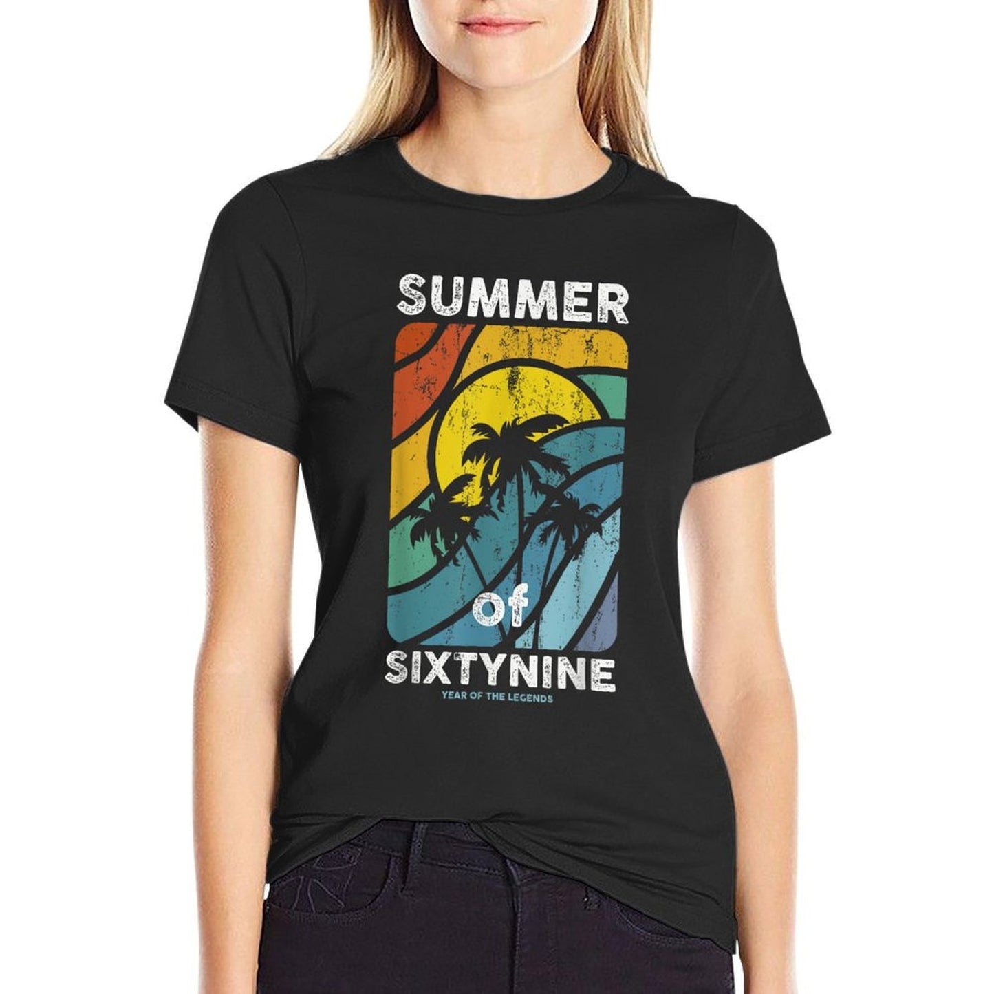 50th Birthday T Summer of 69 Gift Mom Daddy Soft T-Shirt