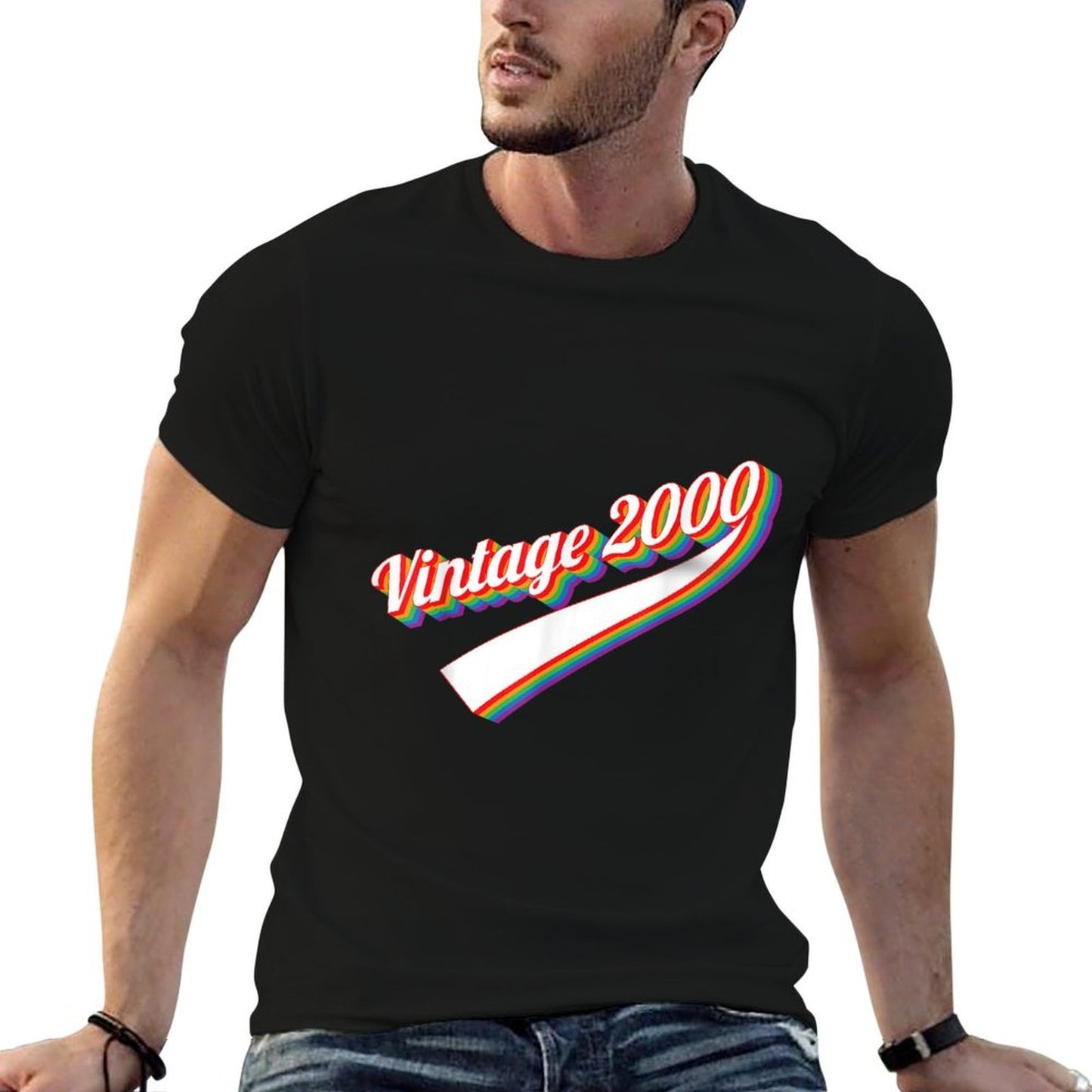 Vintage 2000 Retro 21 Years Gift for 21st Birthday Slim-fit Cut T-Shirt