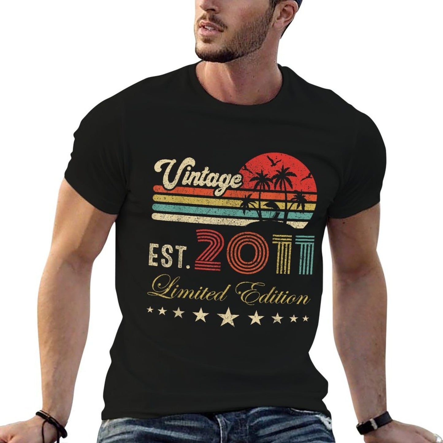 14th Birthday Vintage Limited Edition 14 Birthday Trendy Pattern T-Shirt