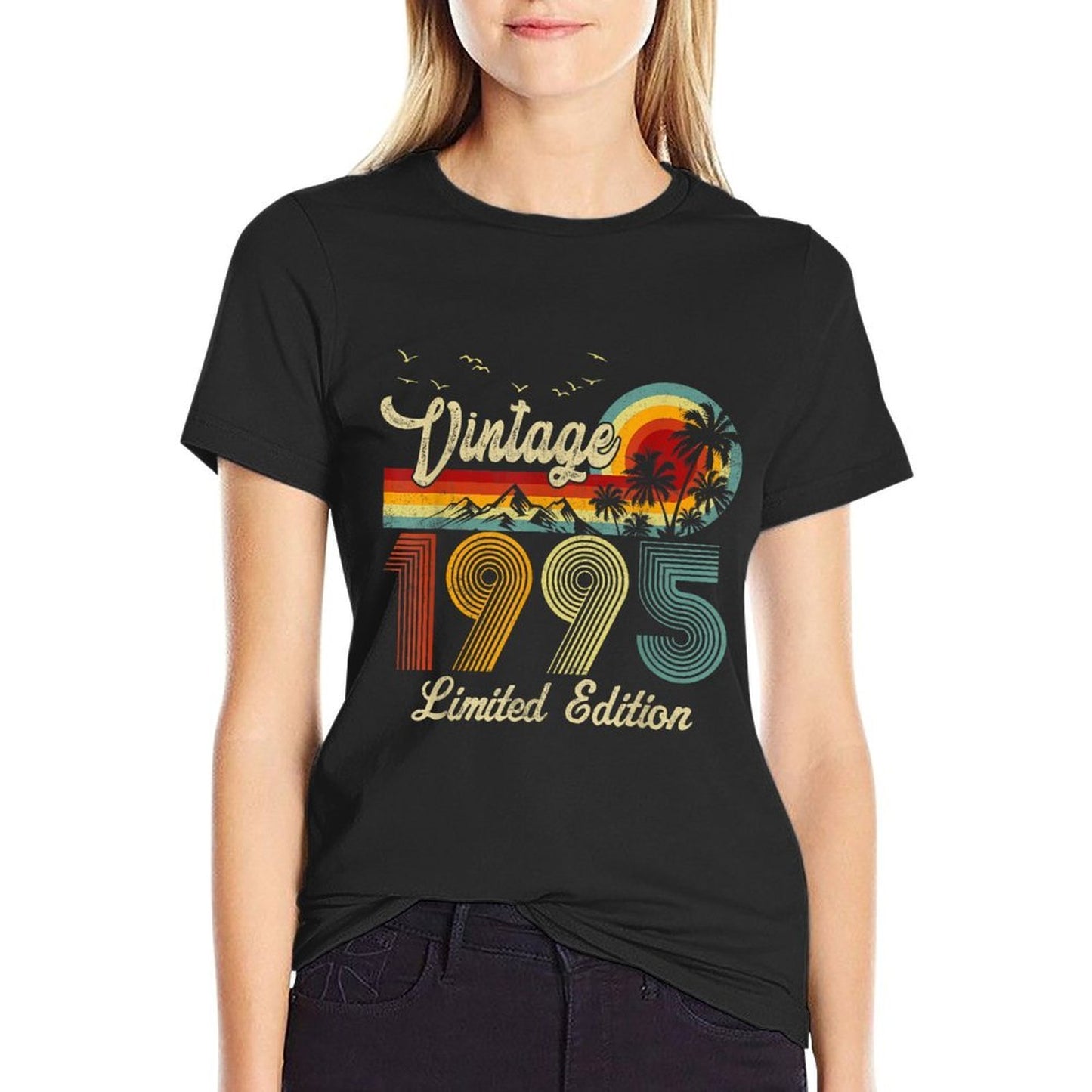 Vintage 1995 30th Birthday Funny Born In 1995 30 Year Old Moisture-wicking T-Shirt