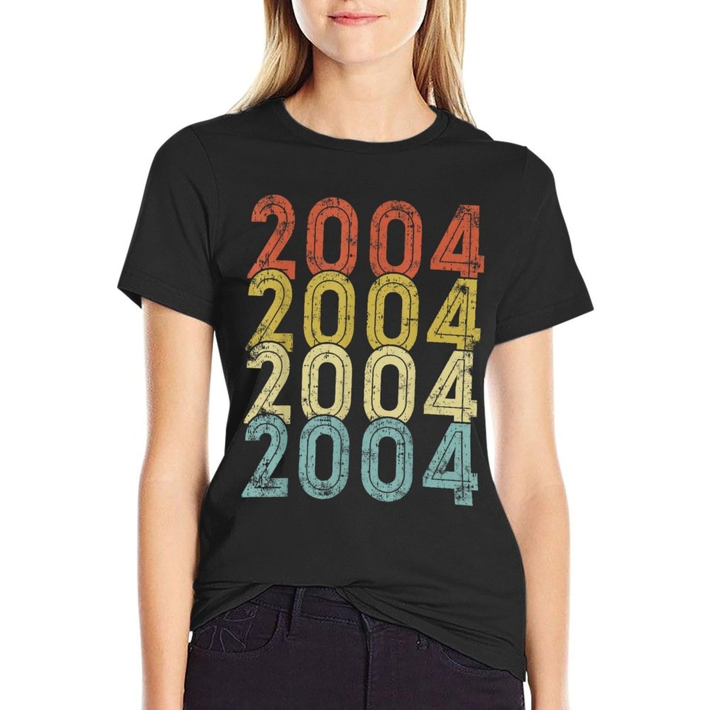 21 Year Old Birthday Vintage 2004 21st Birthday Quick-drying T-Shirt