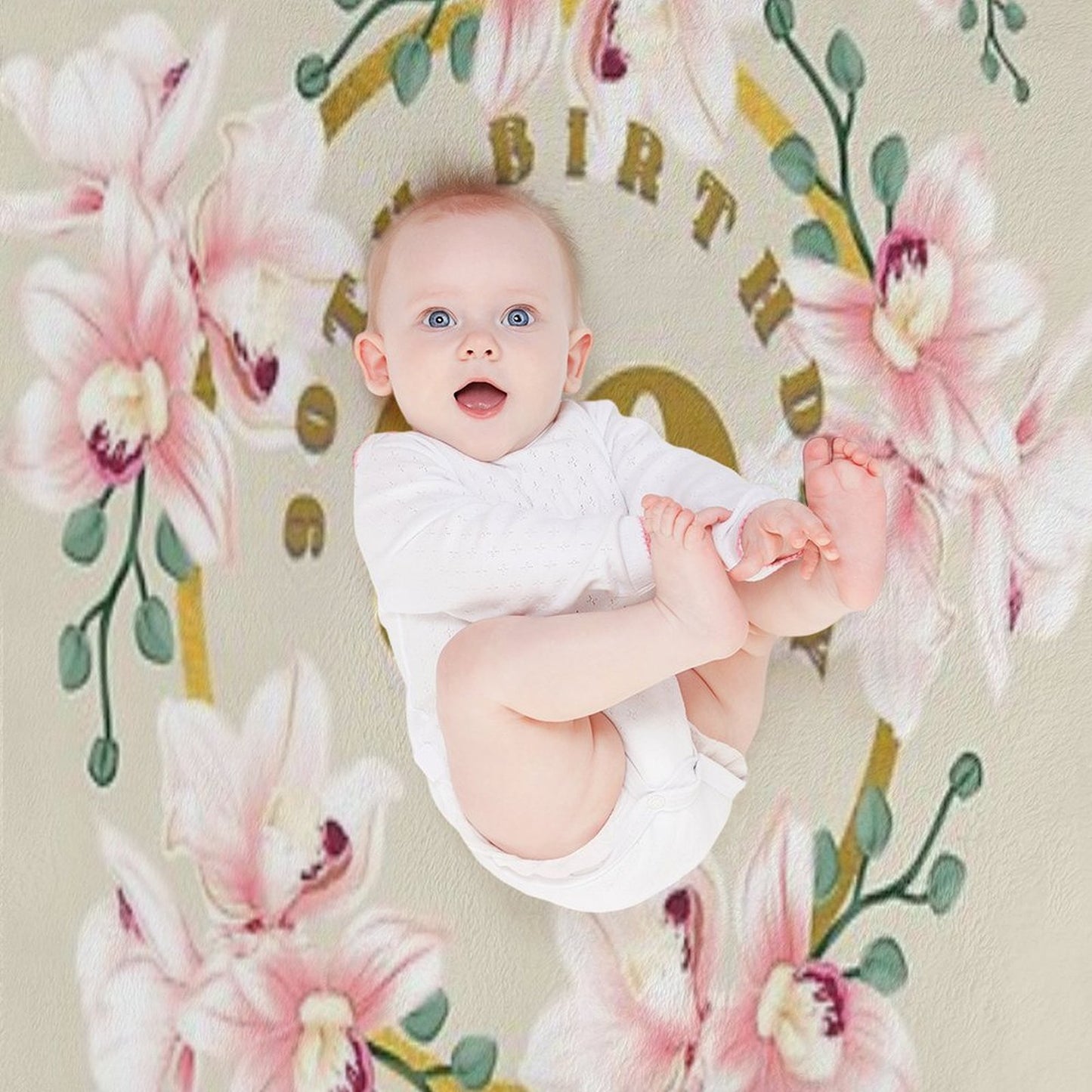 90th Happy Birthday Shrink-resistant Throw Blanket