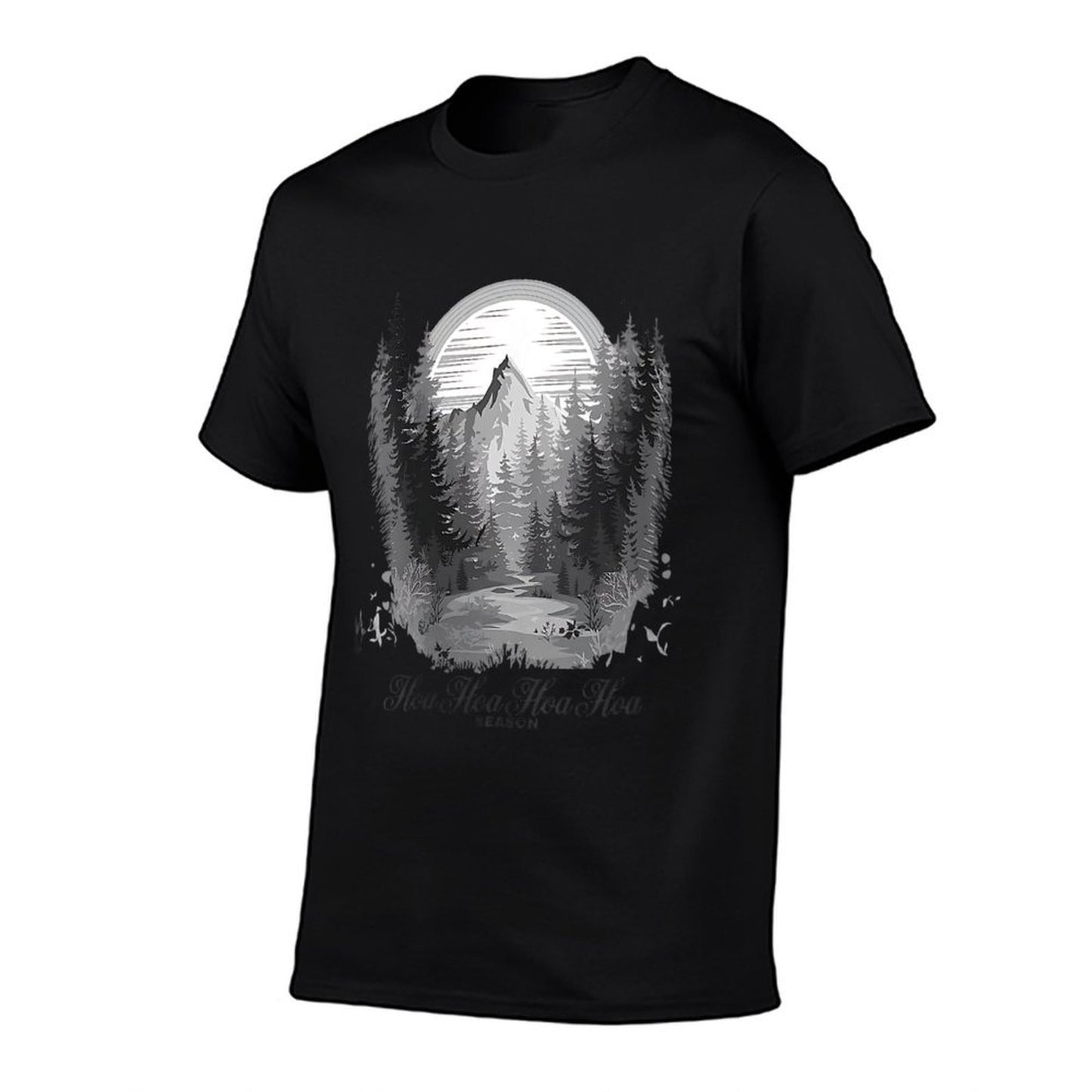 Womens Twilight Lover Pine Forest Hoa Hoa Hoa Hoa Hoa Cozy Season Lightweight T-Shirt