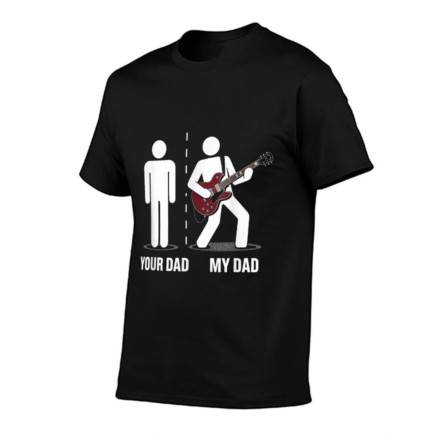Your Dad My Dad Funny Father Music Guitar Player Humor Eco-friendly Material T-Shirt