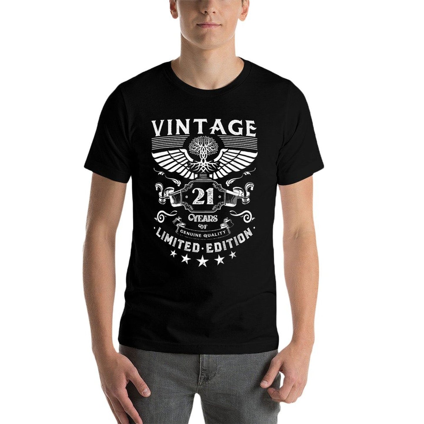 2002 Vintage Men 21st Birthdays for Men 2002 Easy-care T-Shirt