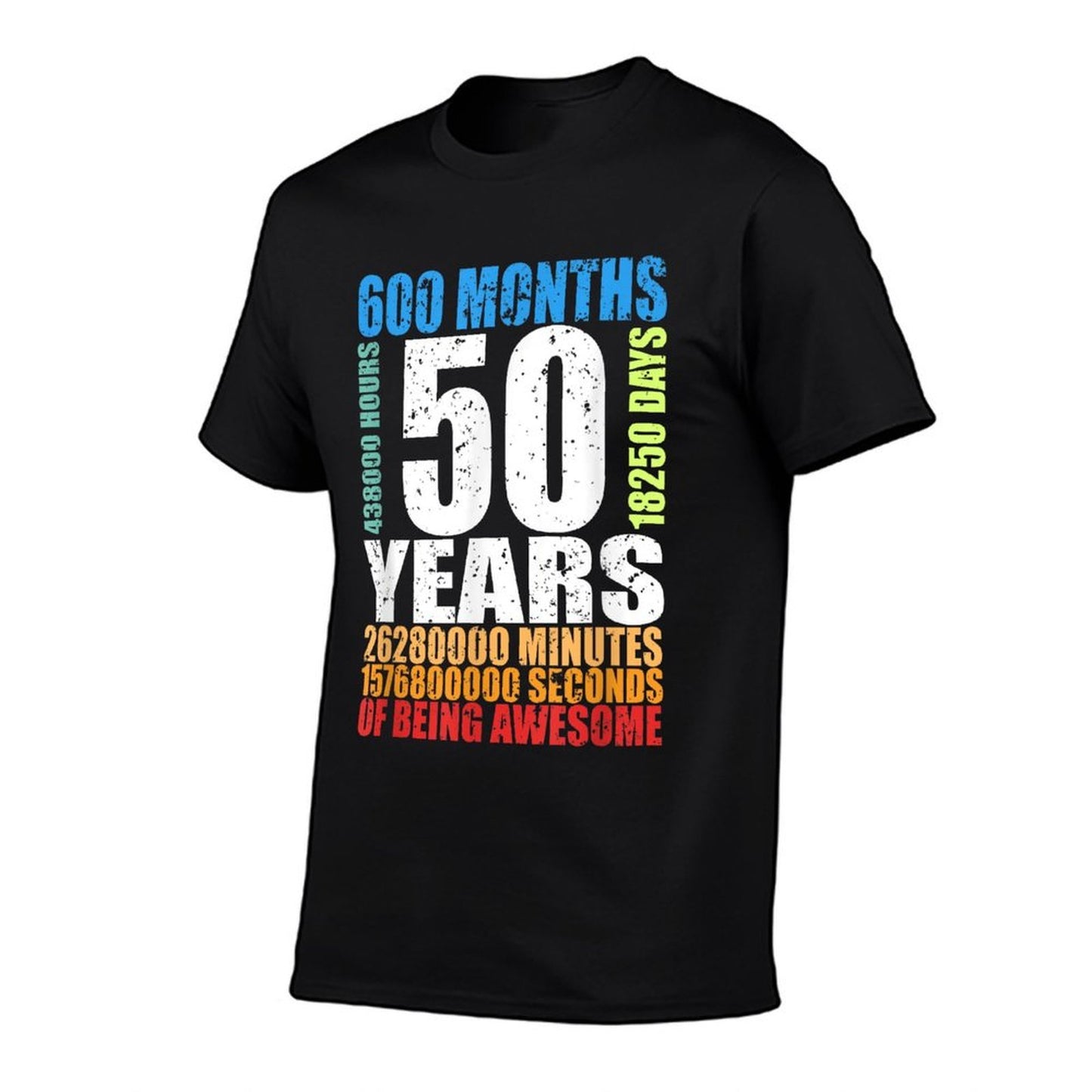 50 Years Of Being Awesome 50th Birthday 50 Years Old Bday Quick-drying T-Shirt