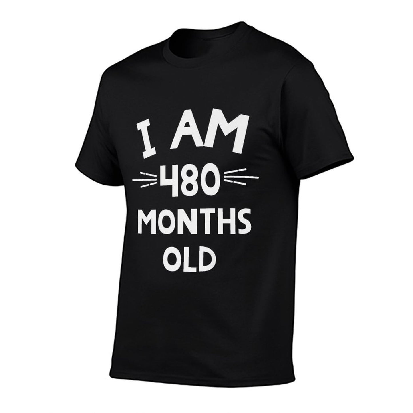40th Birthday I Am 480 Months Old Funny Gift Premium Easy-care T-Shirt